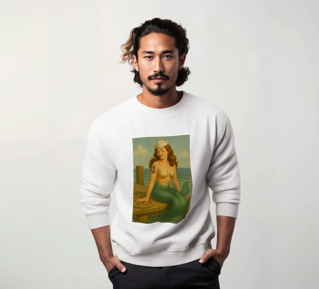 Nixe am Bootssteg felpa da Fies&Fein