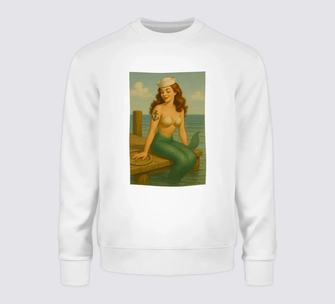 Nixe am Bootssteg felpa da Fies&Fein