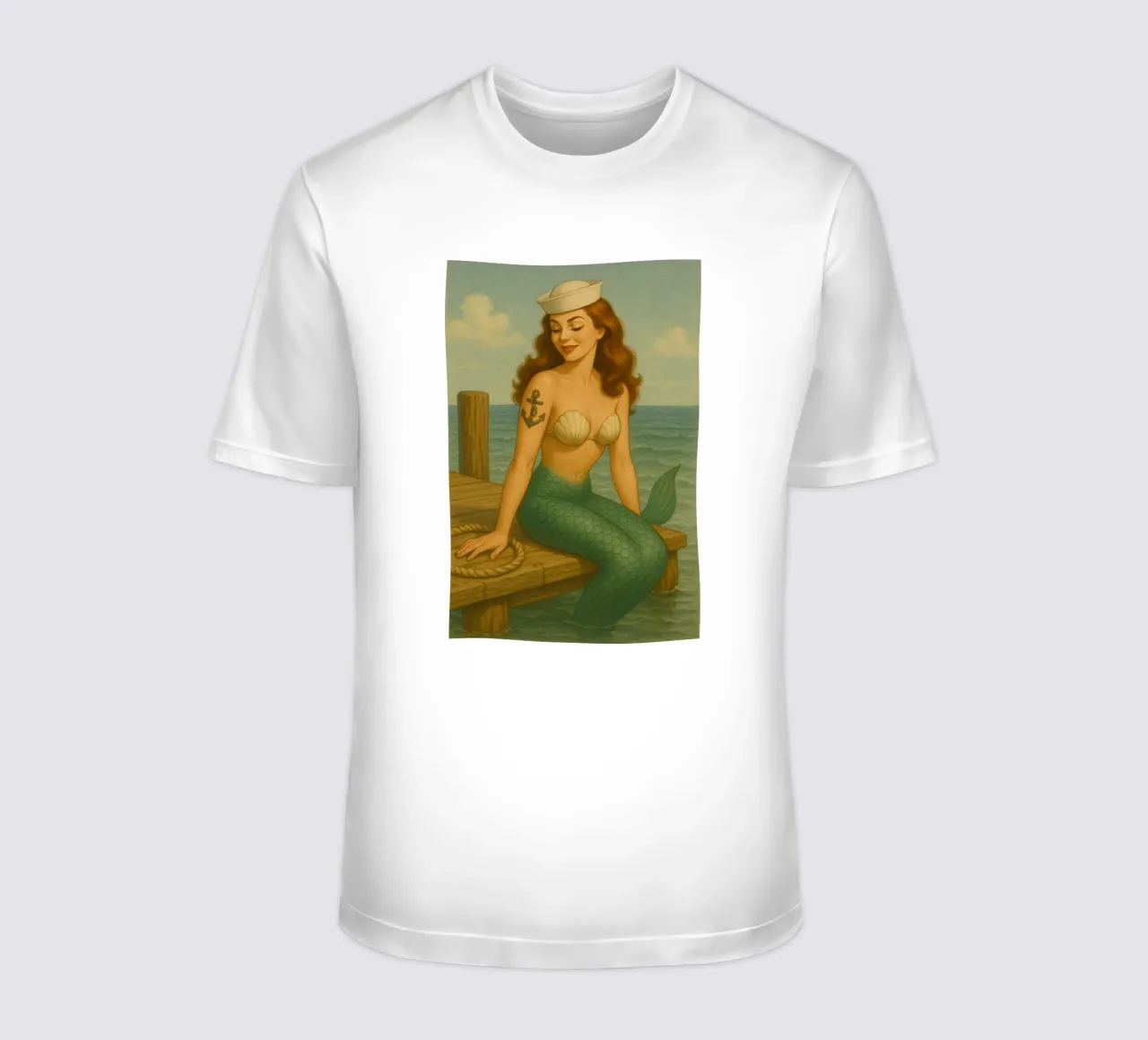 Nixe am Bootssteg t-shirt da Fies&Fein