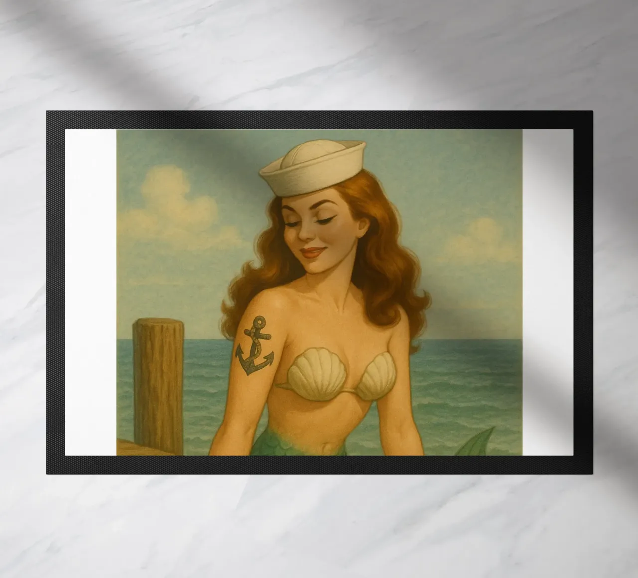 Nixe am Bootssteg zerbino da Fies&Fein