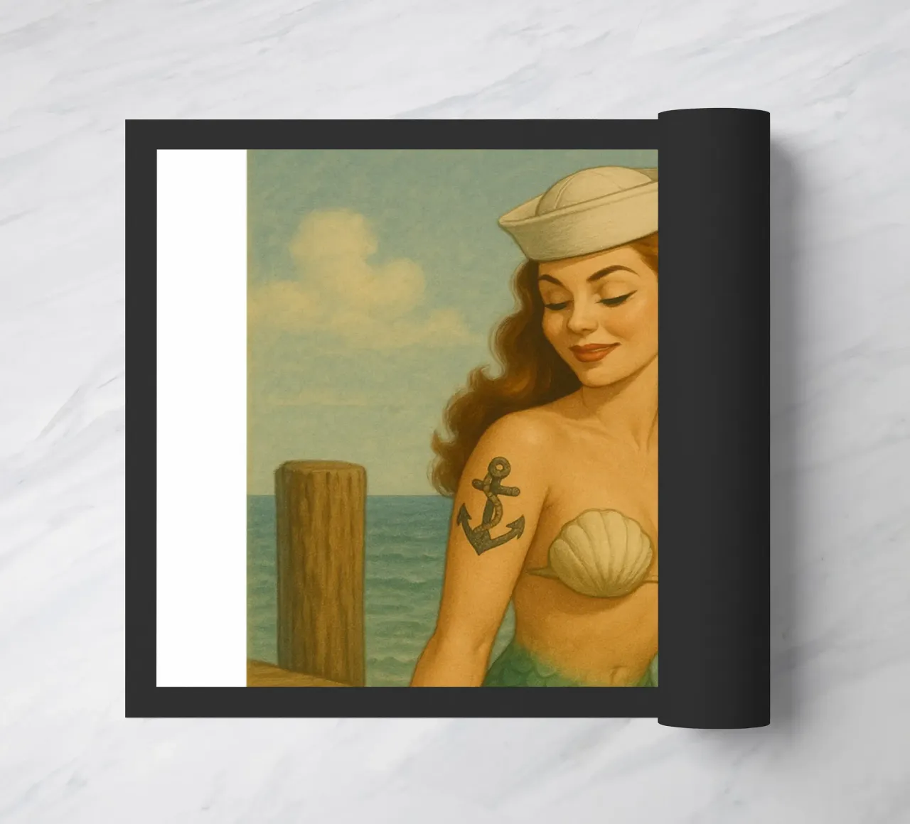 Nixe am Bootssteg zerbino da Fies&Fein