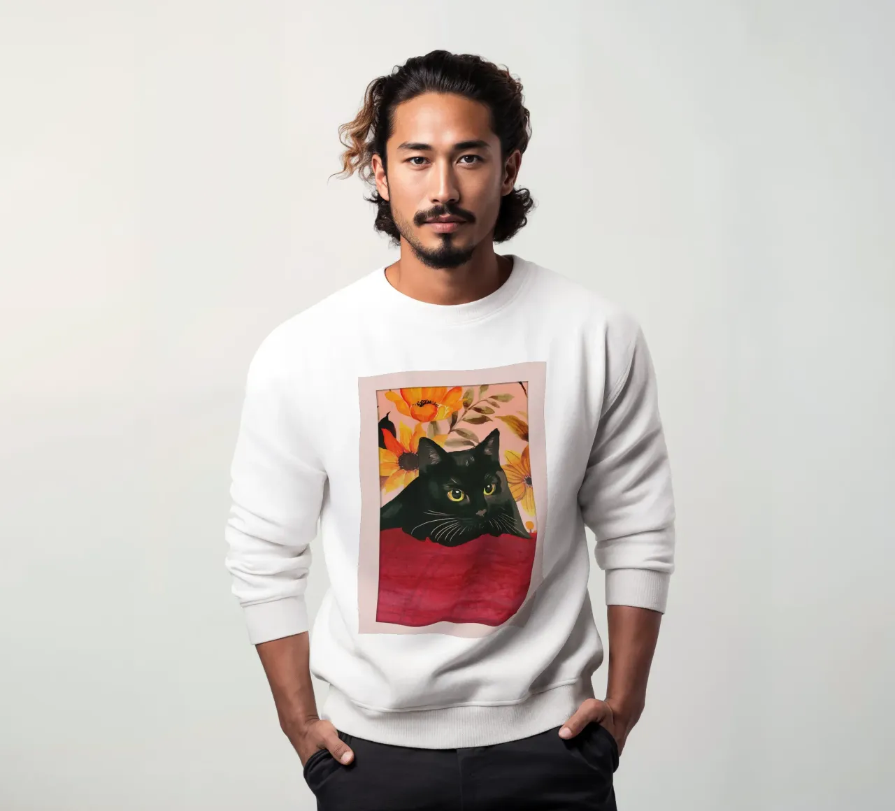 Gatto nero felpa da ThingDesign
