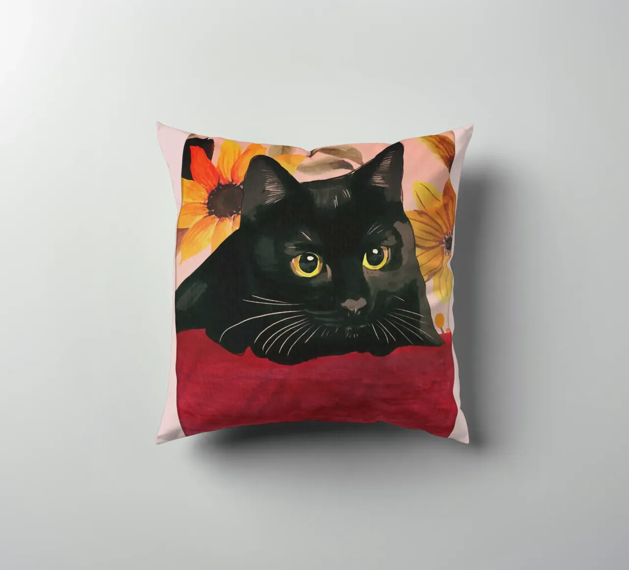 Gatto nero cuscino da ThingDesign