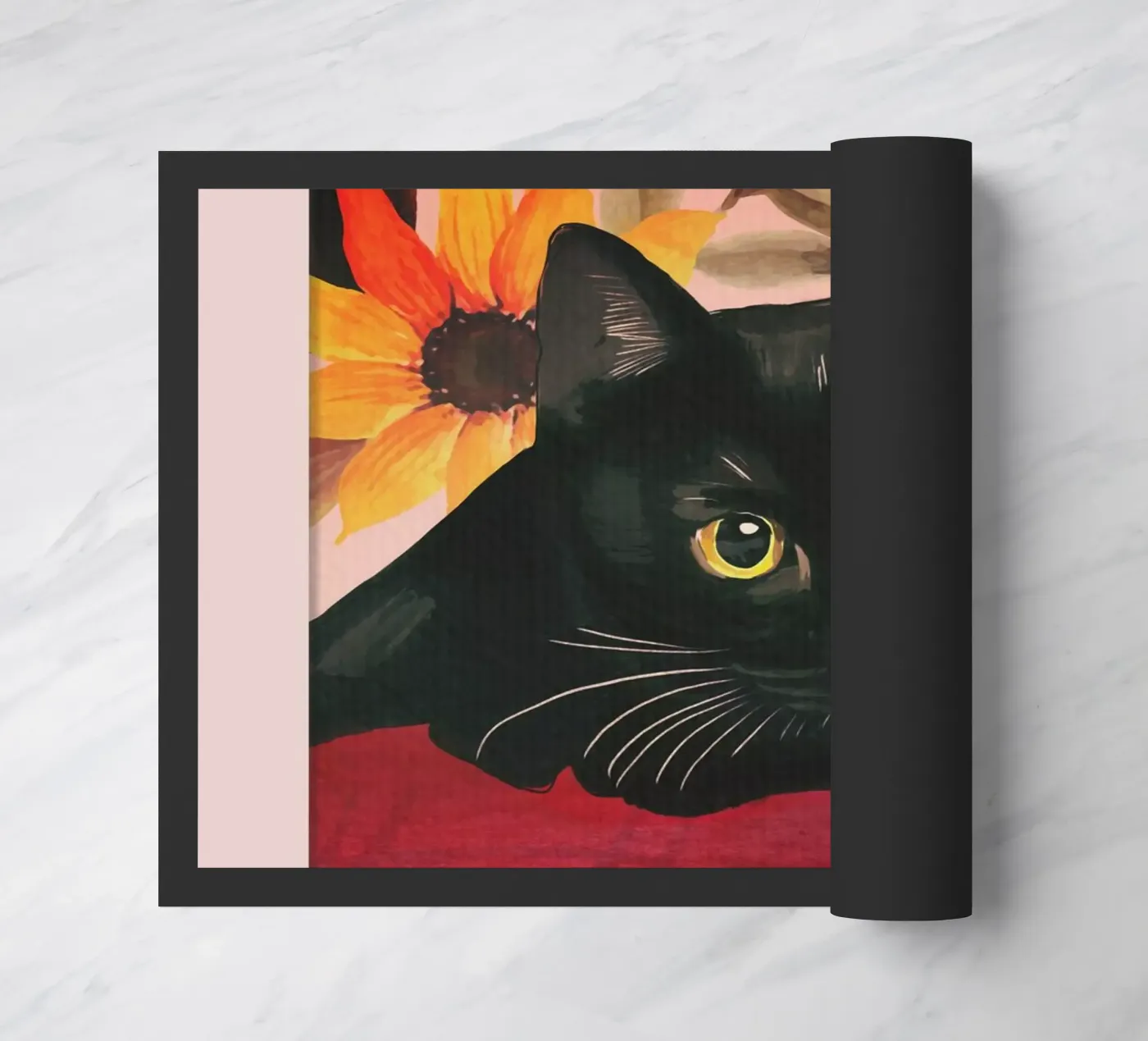 Gatto nero zerbino da ThingDesign