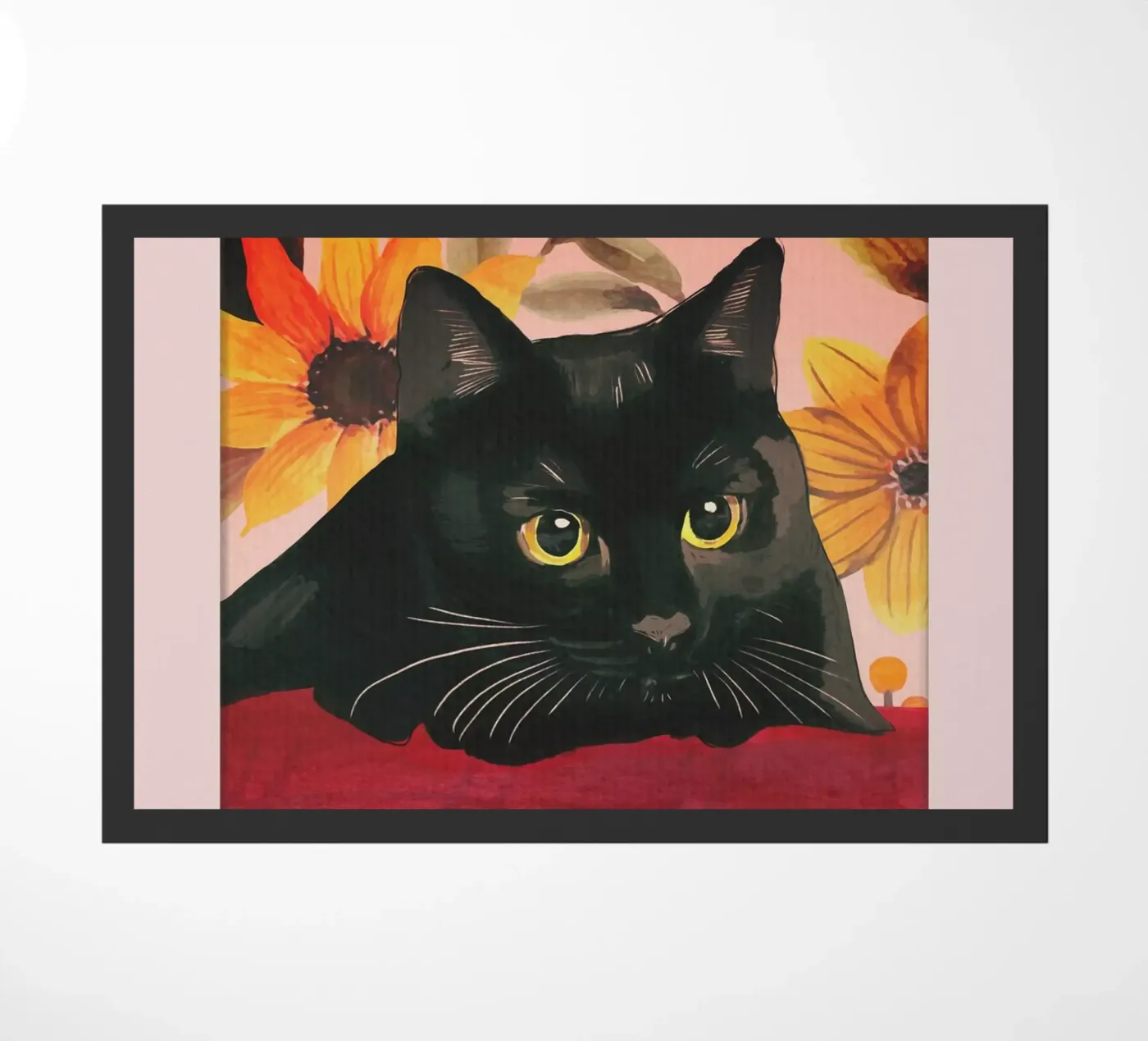 Gatto nero zerbino da ThingDesign