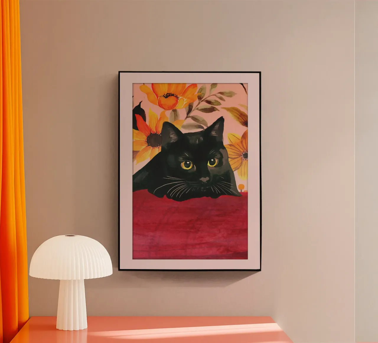 Gatto nero plexiglass da ThingDesign