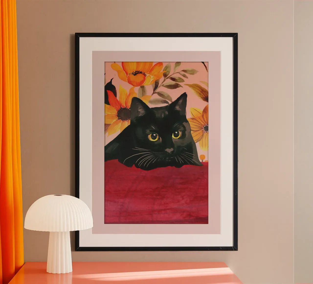 Gatto nero carta hahnemühle da ThingDesign