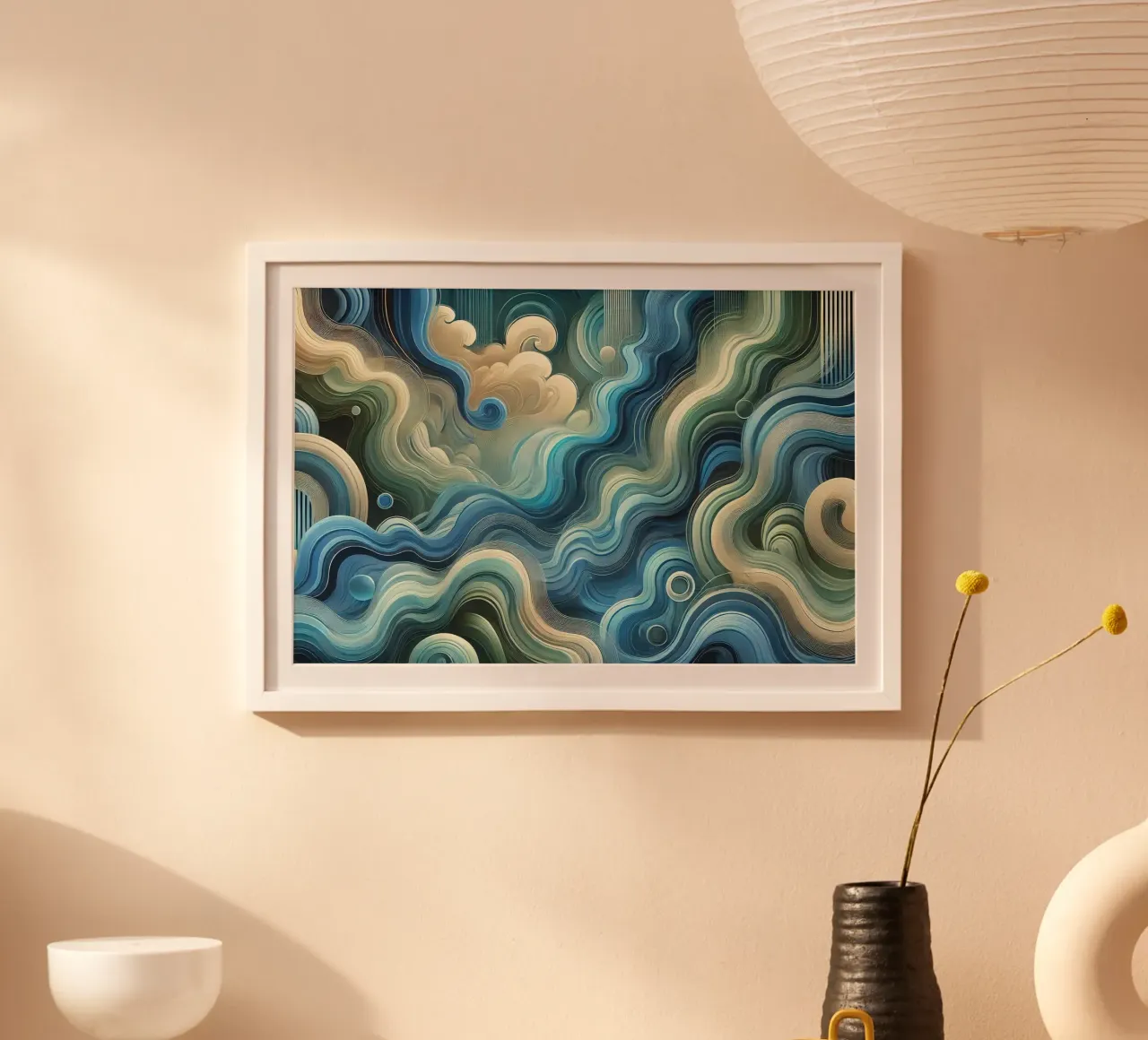 Elemento Acqua Oceano Flusso poster da Chromatic Fusion Studio