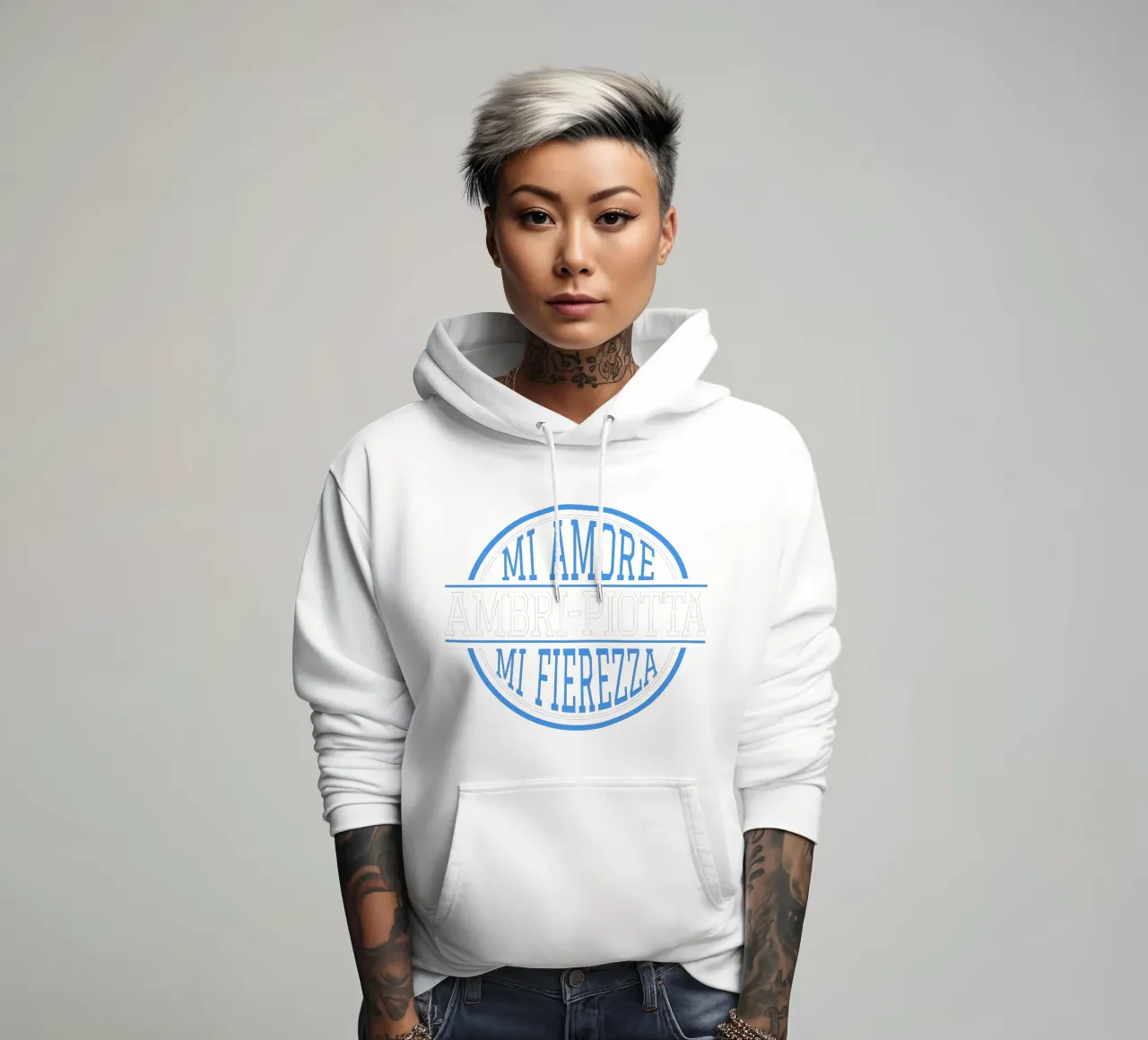 Camicia Ambri-Piotta felpa con cappuccio da HCAP Fanshop