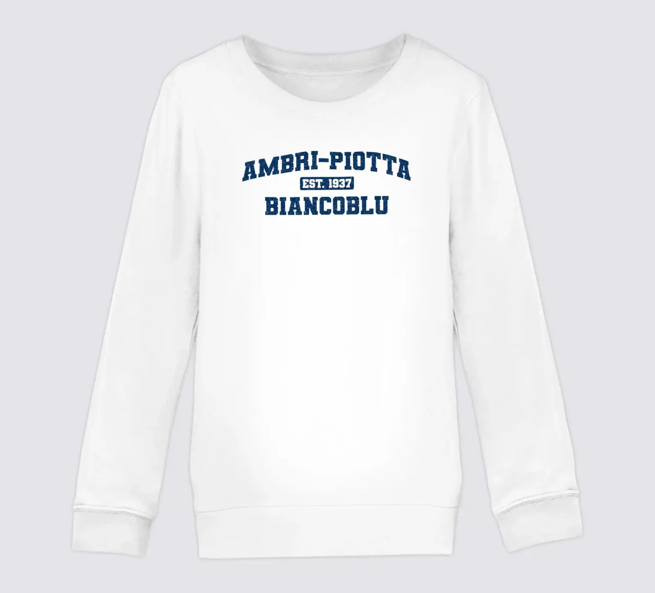 Biancoblu Ambri felpa bambino da HCAP Fanshop