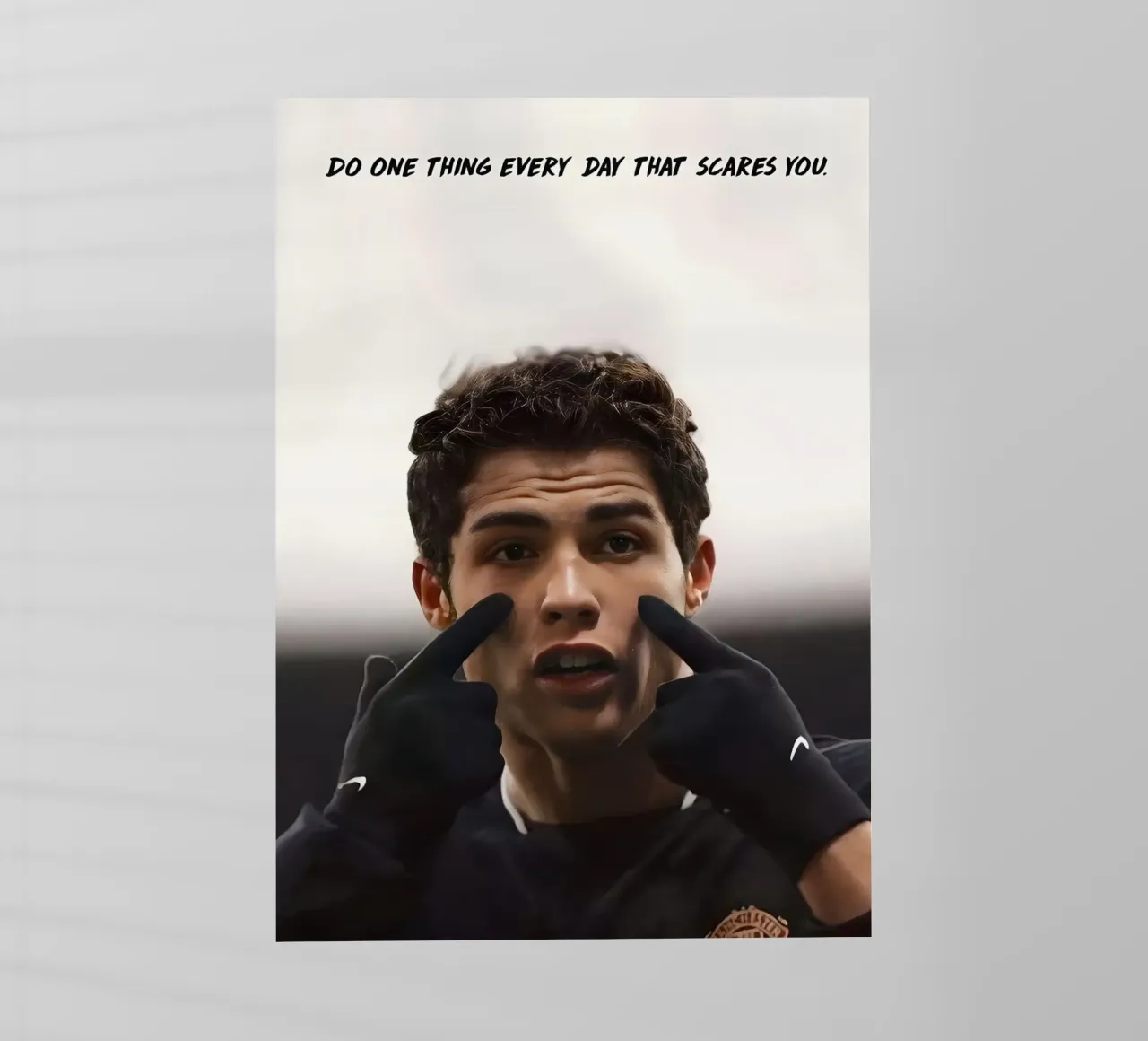 DO ONE THING EVERY DAY THAT SCARES YOU pellicola backlit da Type & Tape