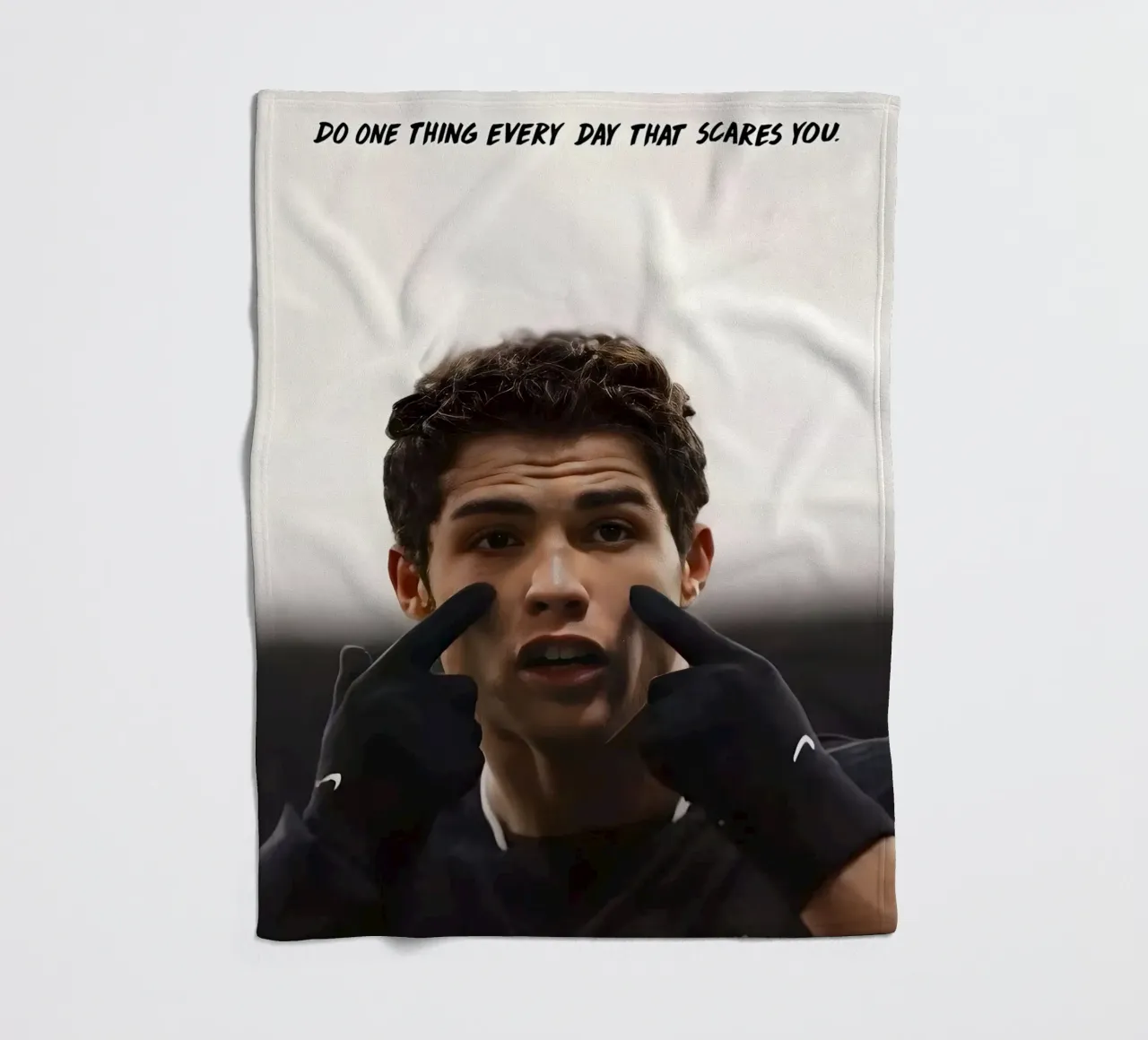 DO ONE THING EVERY DAY THAT SCARES YOU coperta in pile da Type & Tape