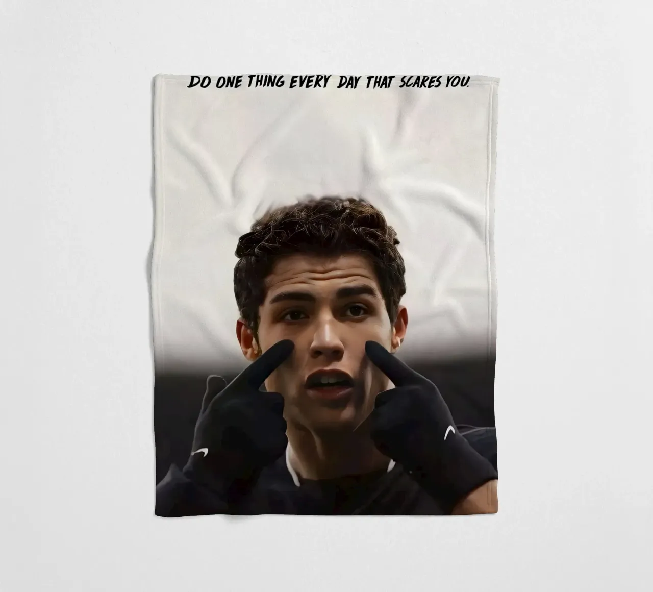DO ONE THING EVERY DAY THAT SCARES YOU coperta in pile da Type & Tape