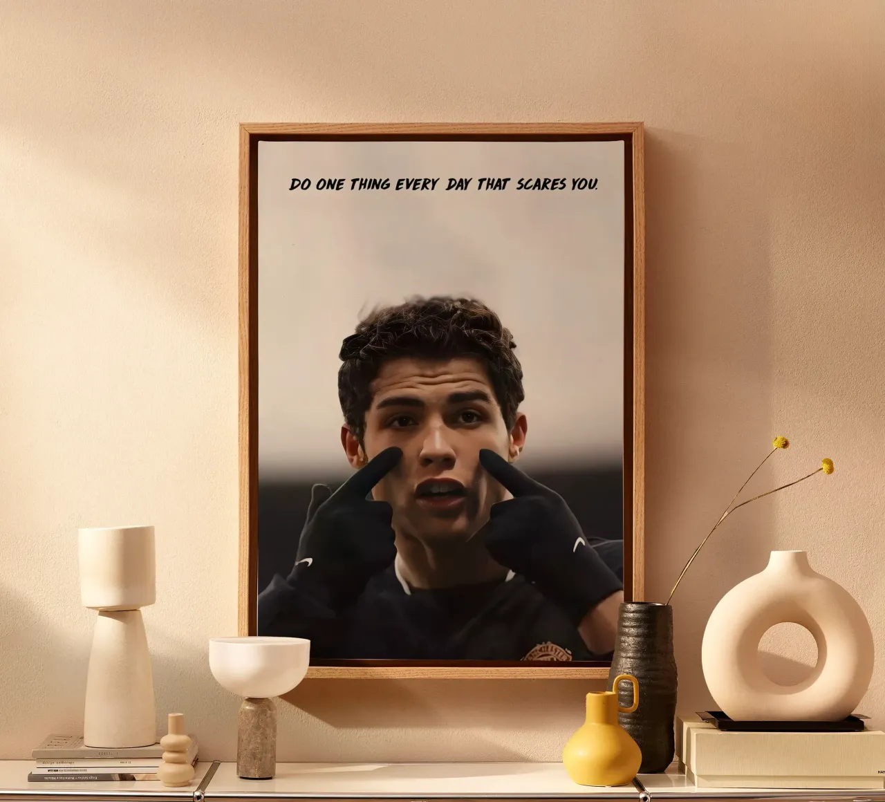 DO ONE THING EVERY DAY THAT SCARES YOU tela da Type & Tape