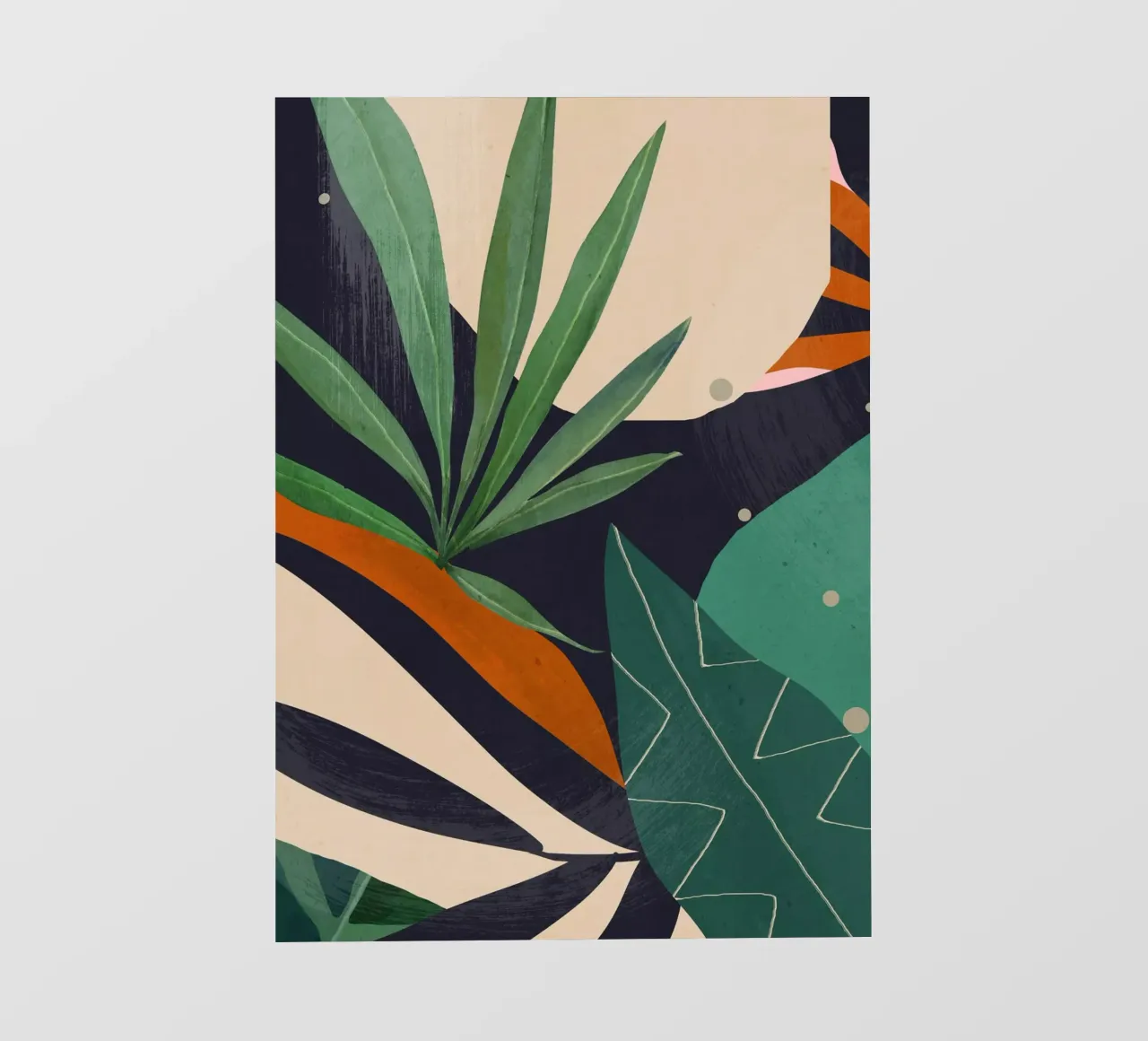 Abstract Art Tropical Leaves 41 pvc cover by ThingDesign