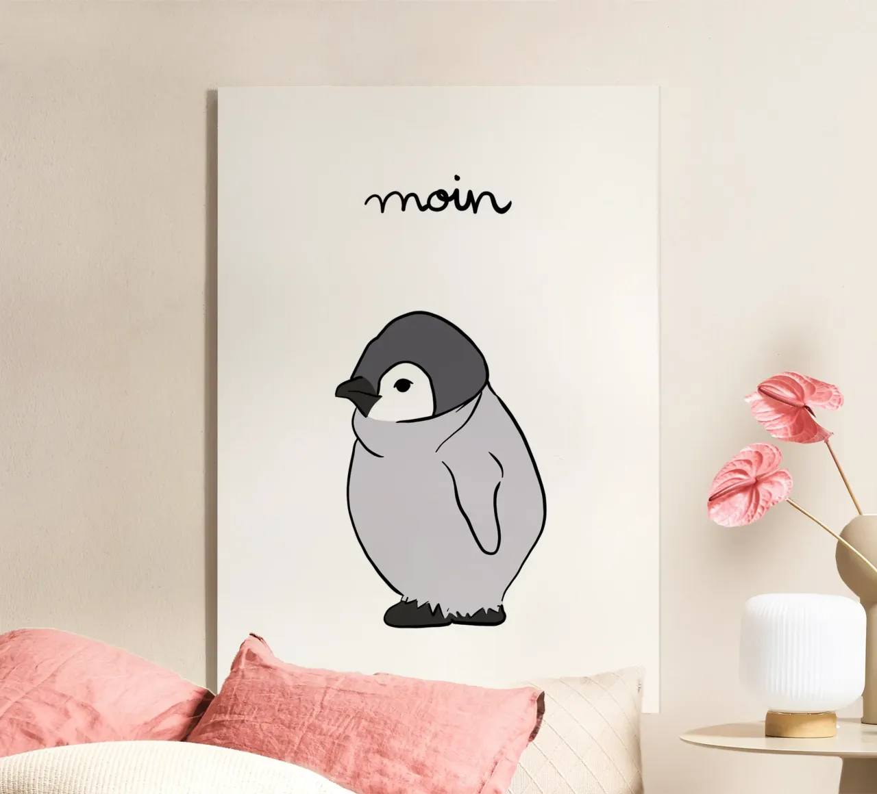 Moin Pinguin plexiglass da BAINAI