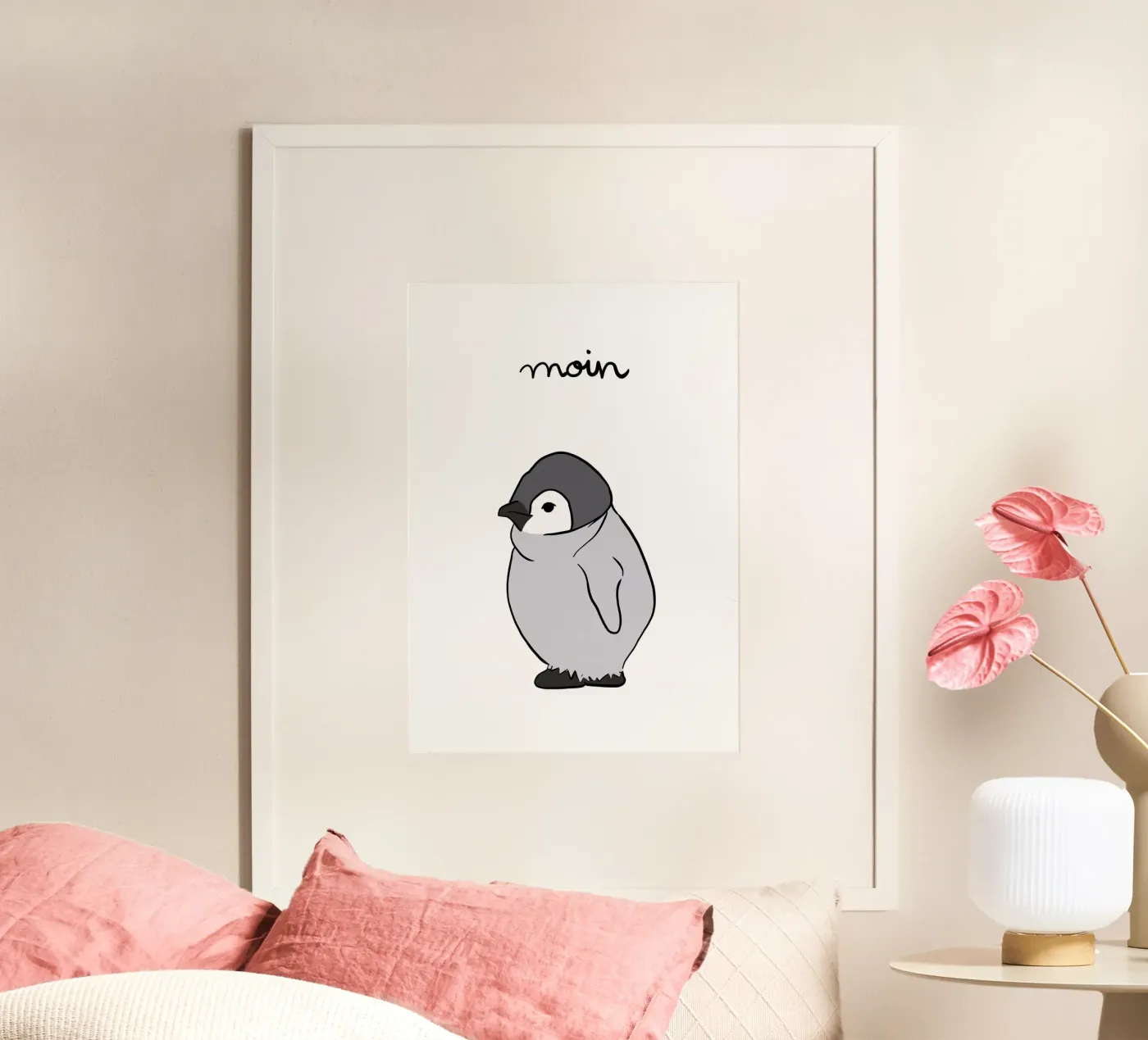Moin Pinguin poster da BAINAI