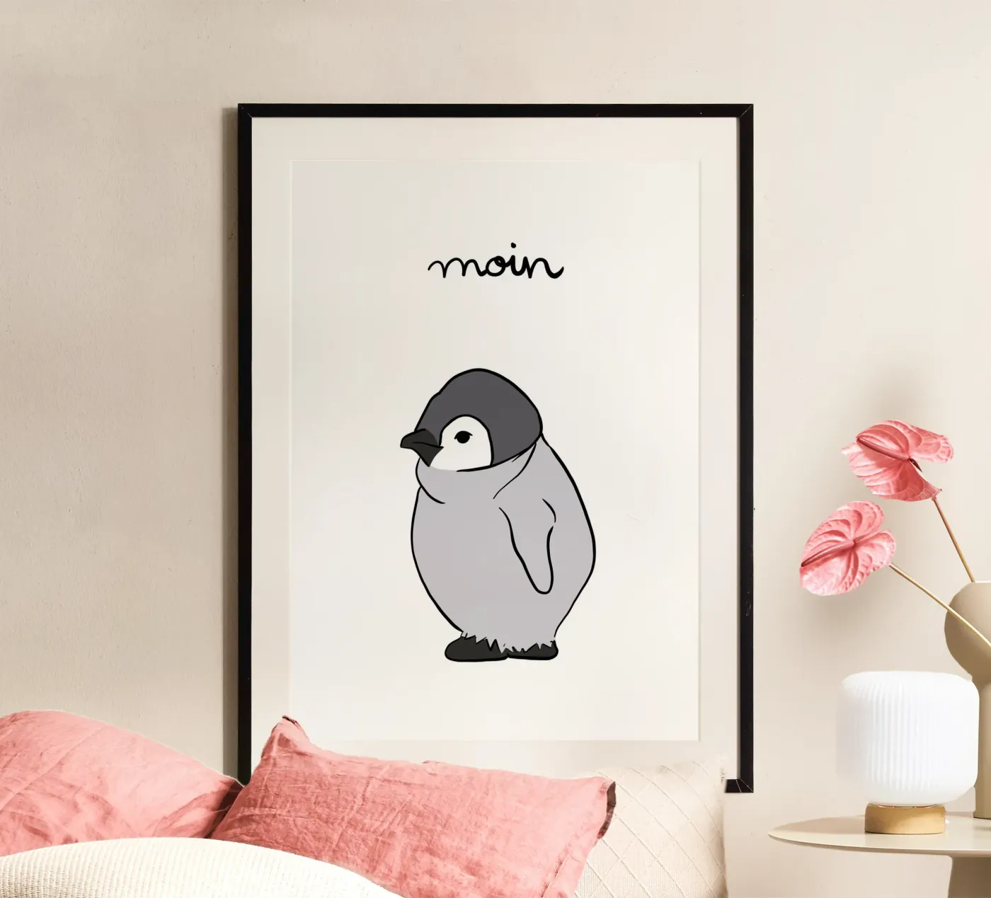 Moin Pinguin poster da BAINAI