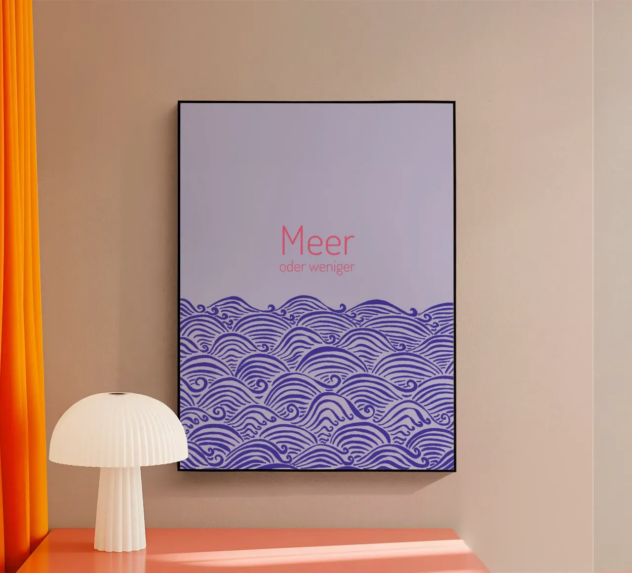 Meer oder weniger - violett plexiglass da PaperLine Art