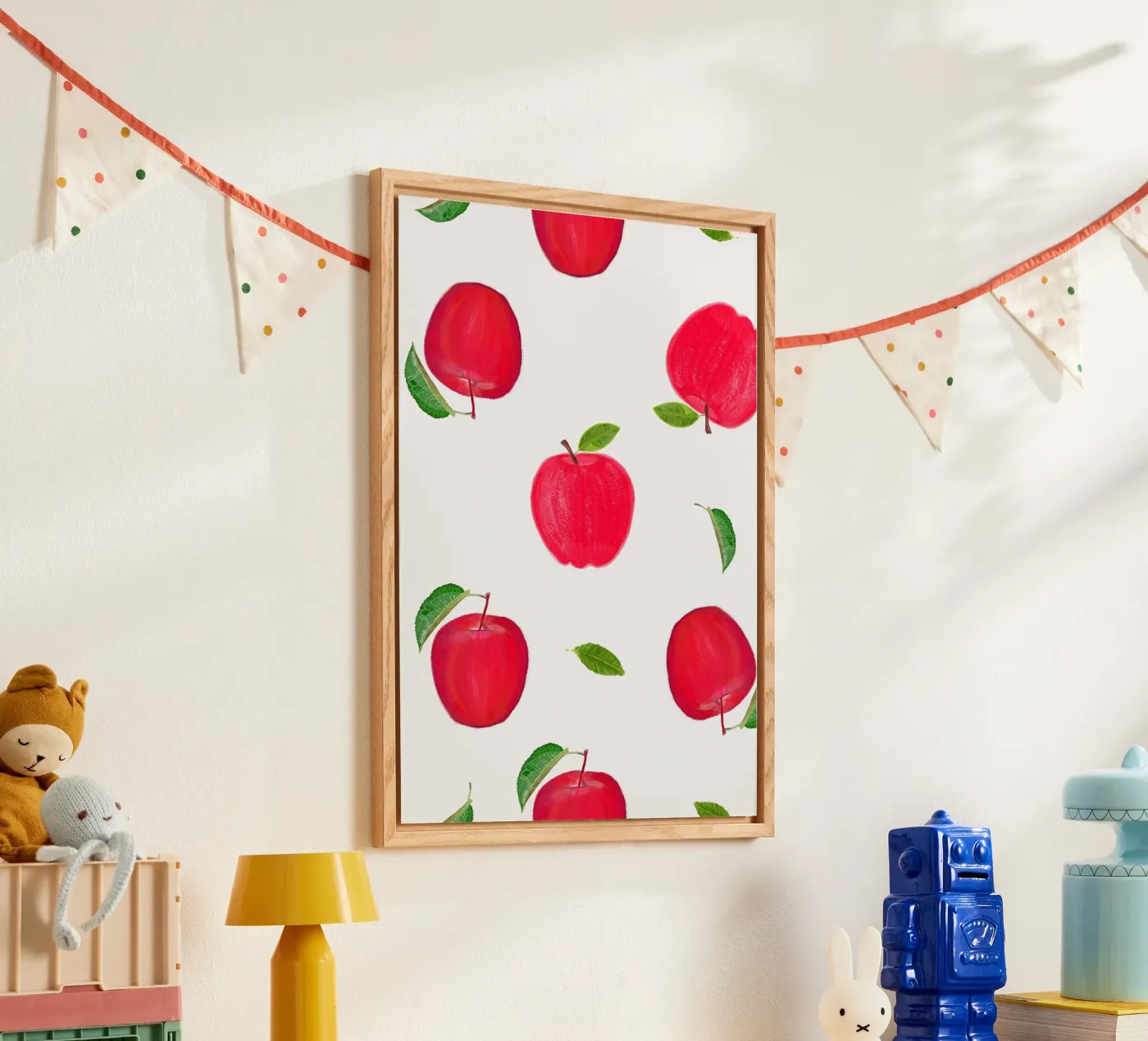 Red apples plexiglass da gulsengunel