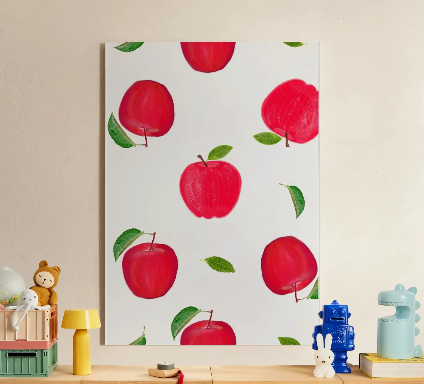 Red apples plexiglass da gulsengunel