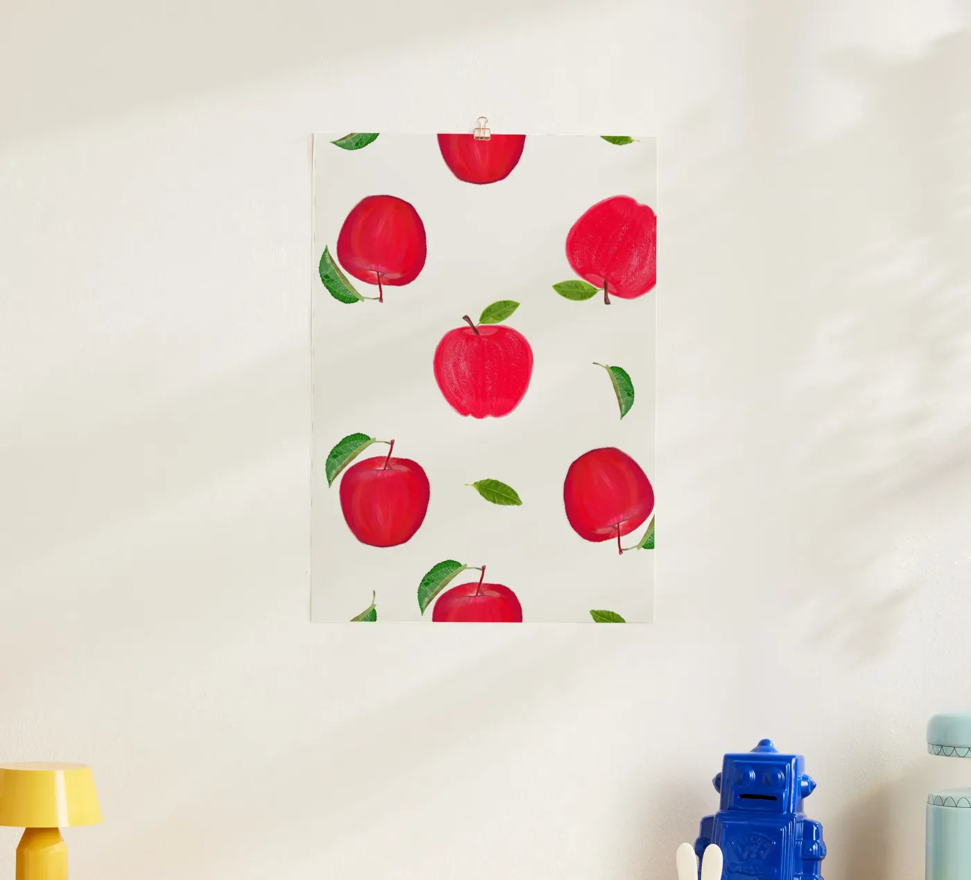 Red apples poster by gulsengunel