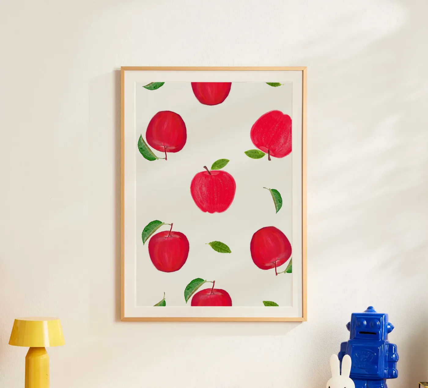 Red apples poster by gulsengunel