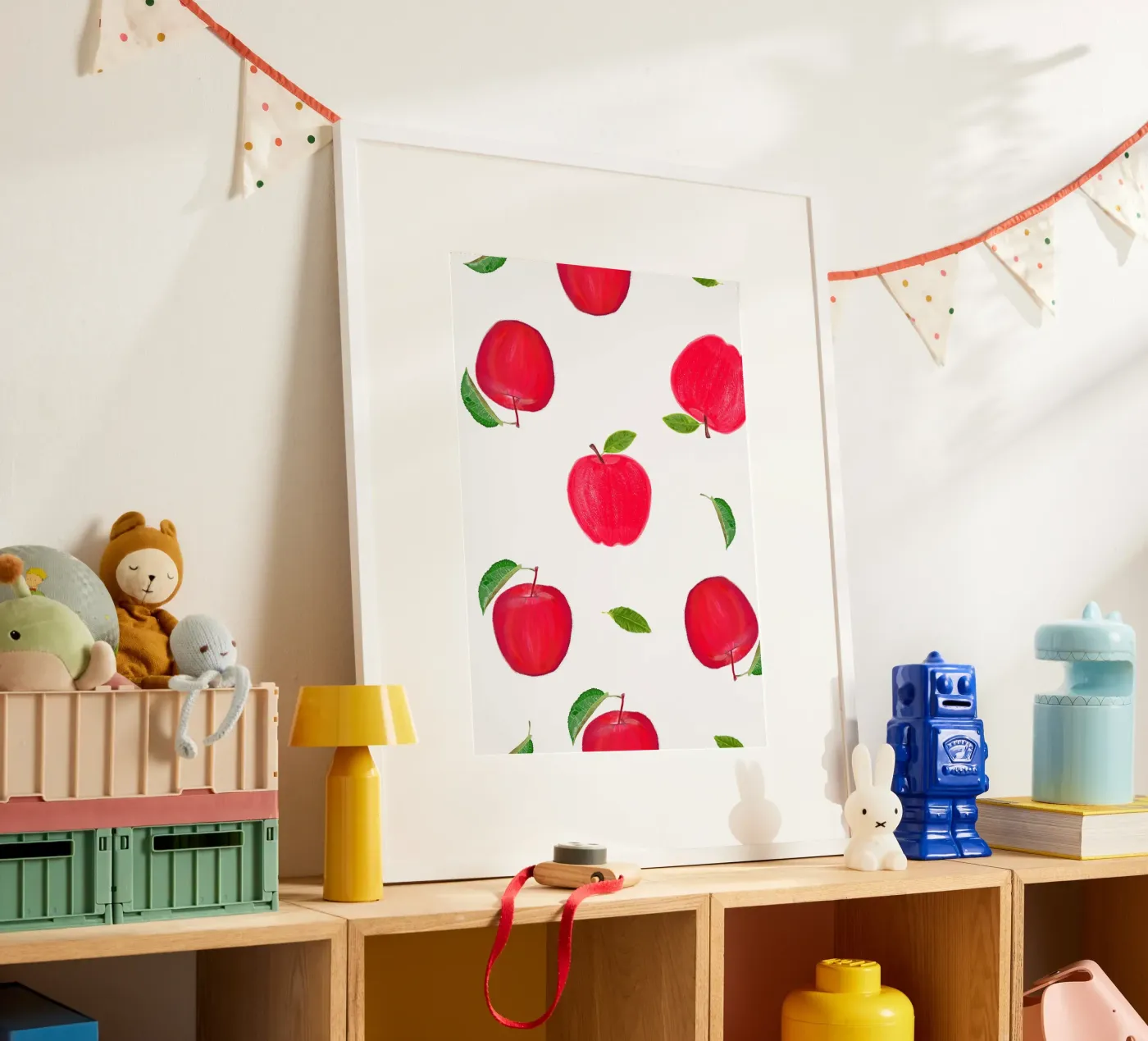 Red apples poster by gulsengunel