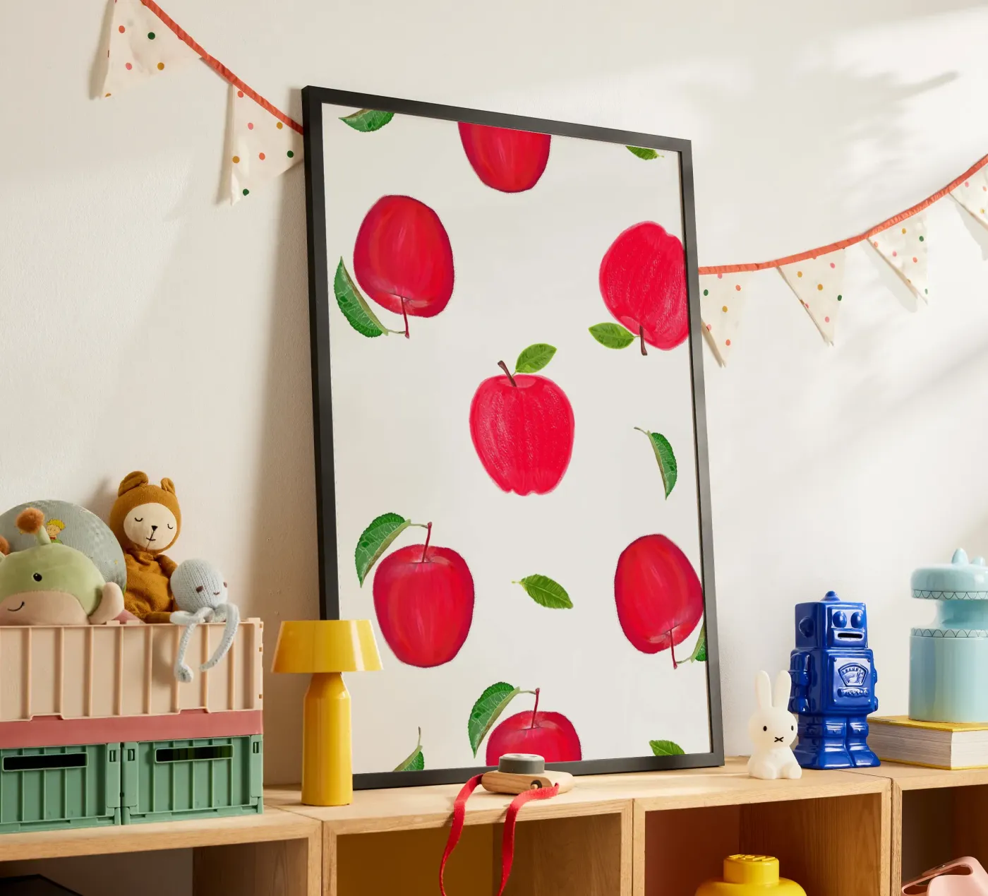Red apples poster by gulsengunel