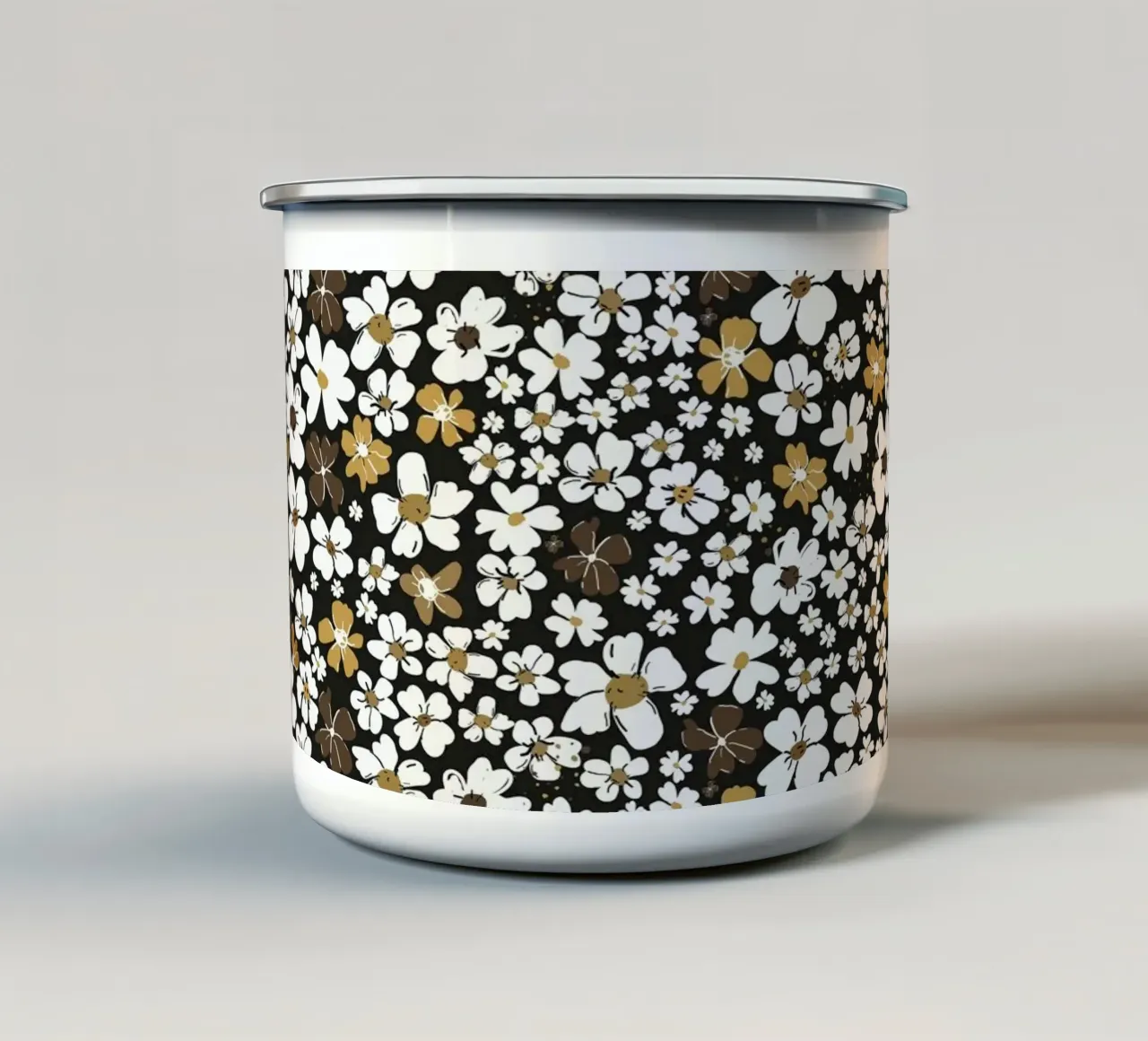 Margherite Ditsy tazza in smalto da gulsengunel