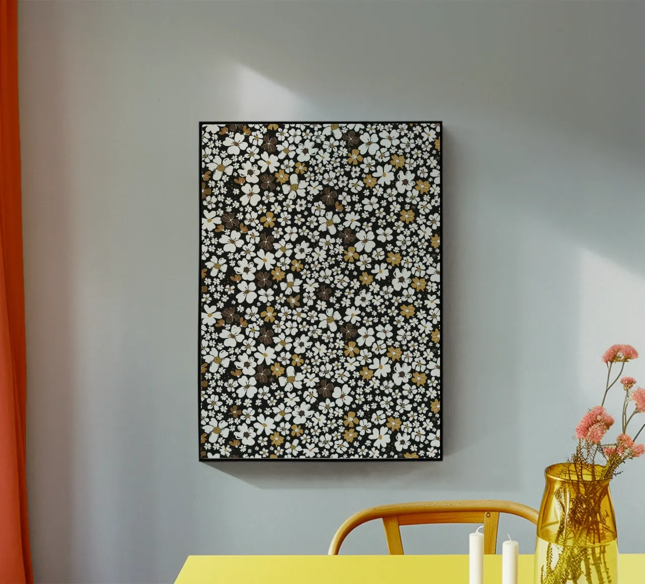 Margherite Ditsy plexiglass da gulsengunel