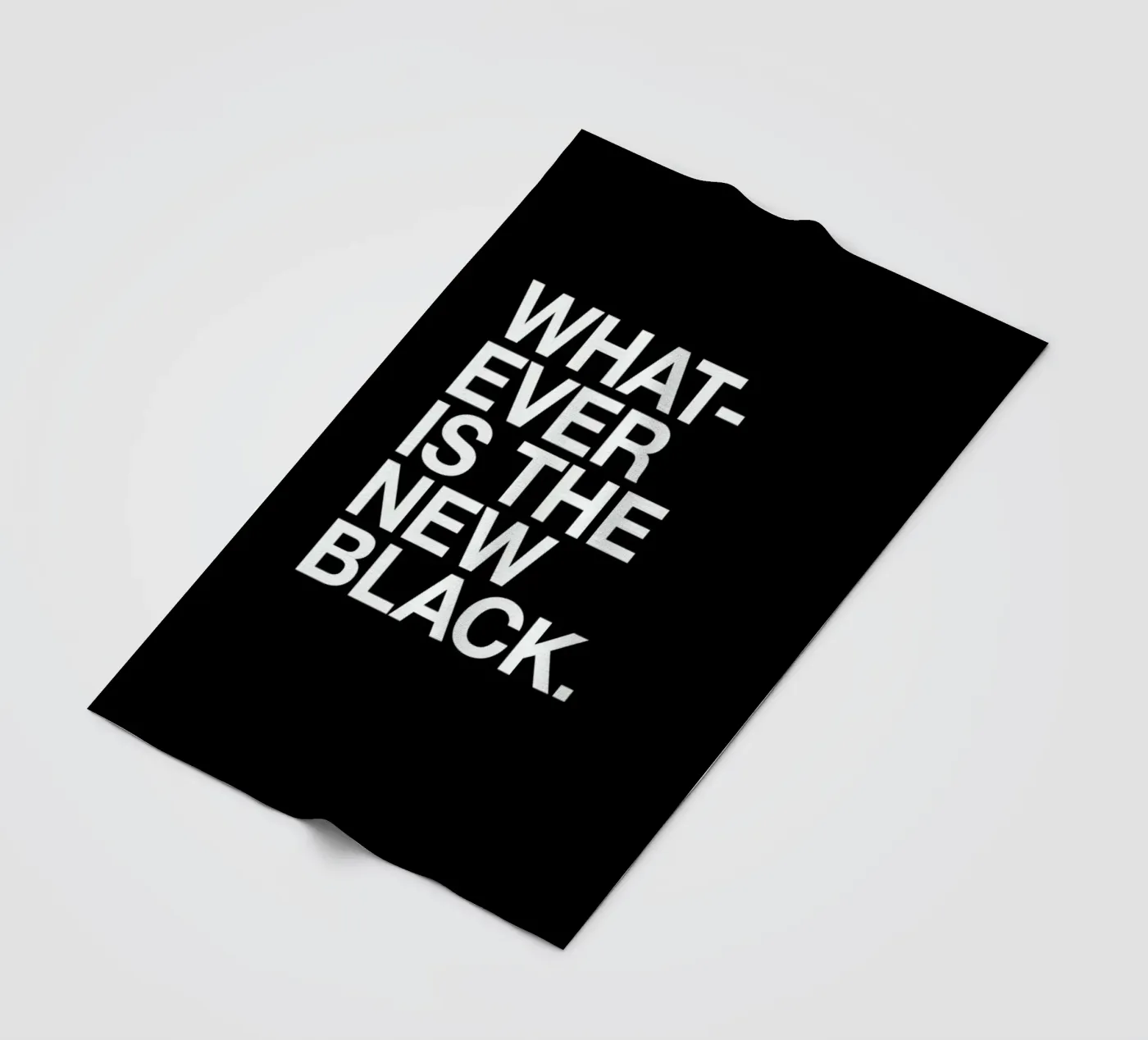 Whatever fleece blanket by Studio One