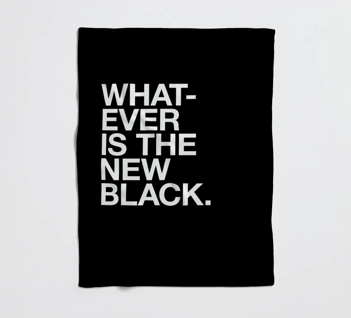 Whatever fleece blanket by Studio One