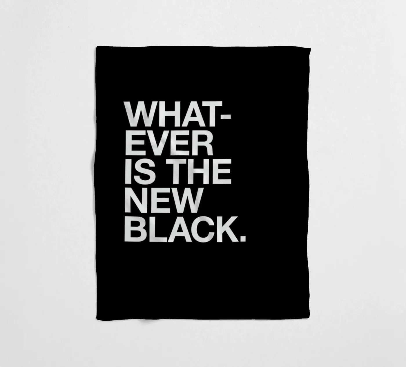 Whatever fleece blanket by Studio One