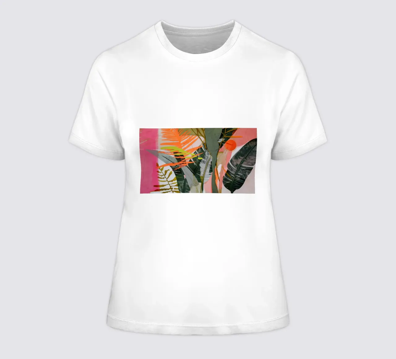 Into The Jungle No 10 women's fitted t-shirt by treechild