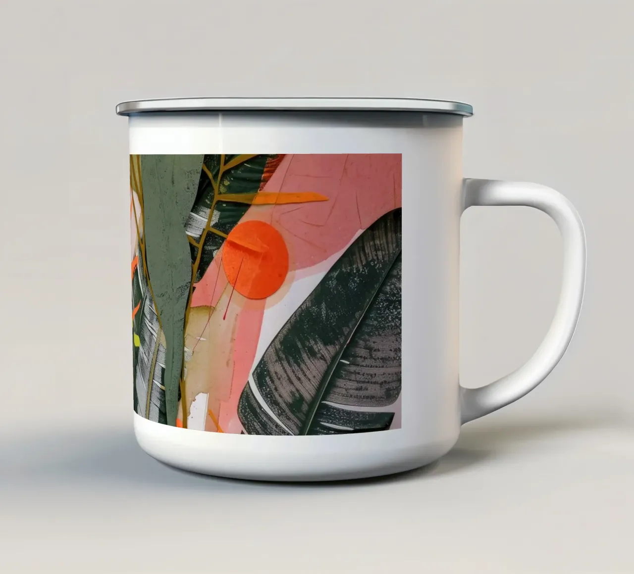 Into The Jungle No 10 tazza in smalto da treechild