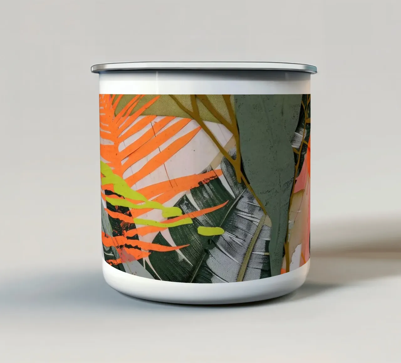 Into The Jungle No 10 tazza in smalto da treechild