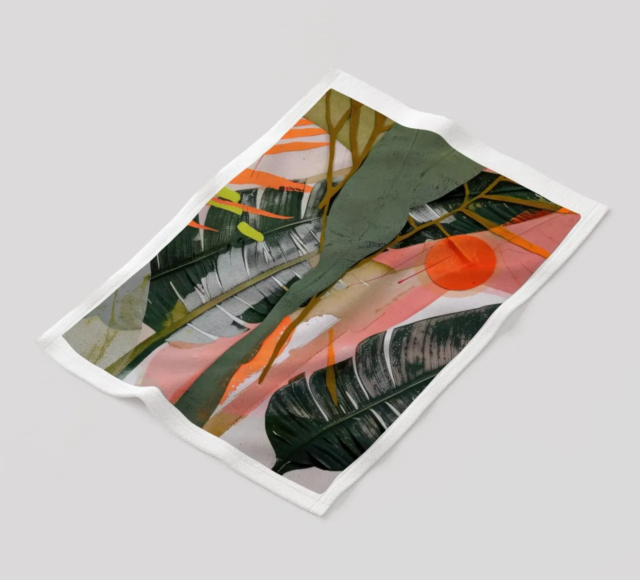 Into The Jungle No 10 coperta in pile da treechild