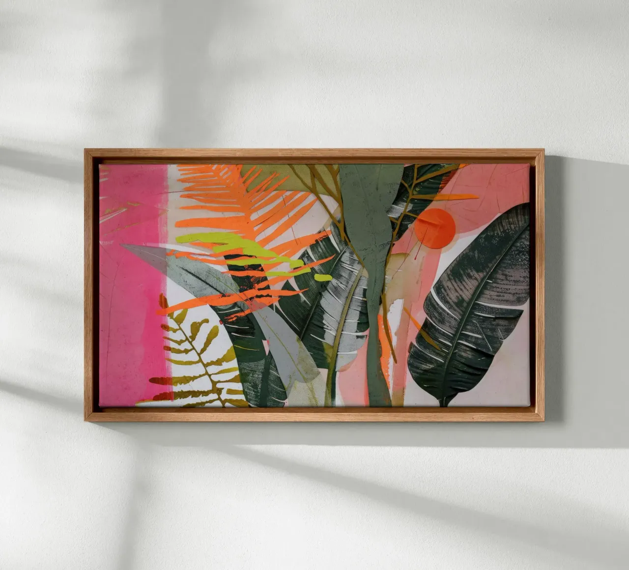 Into The Jungle No 10 tela con Cornice a cassetta da treechild