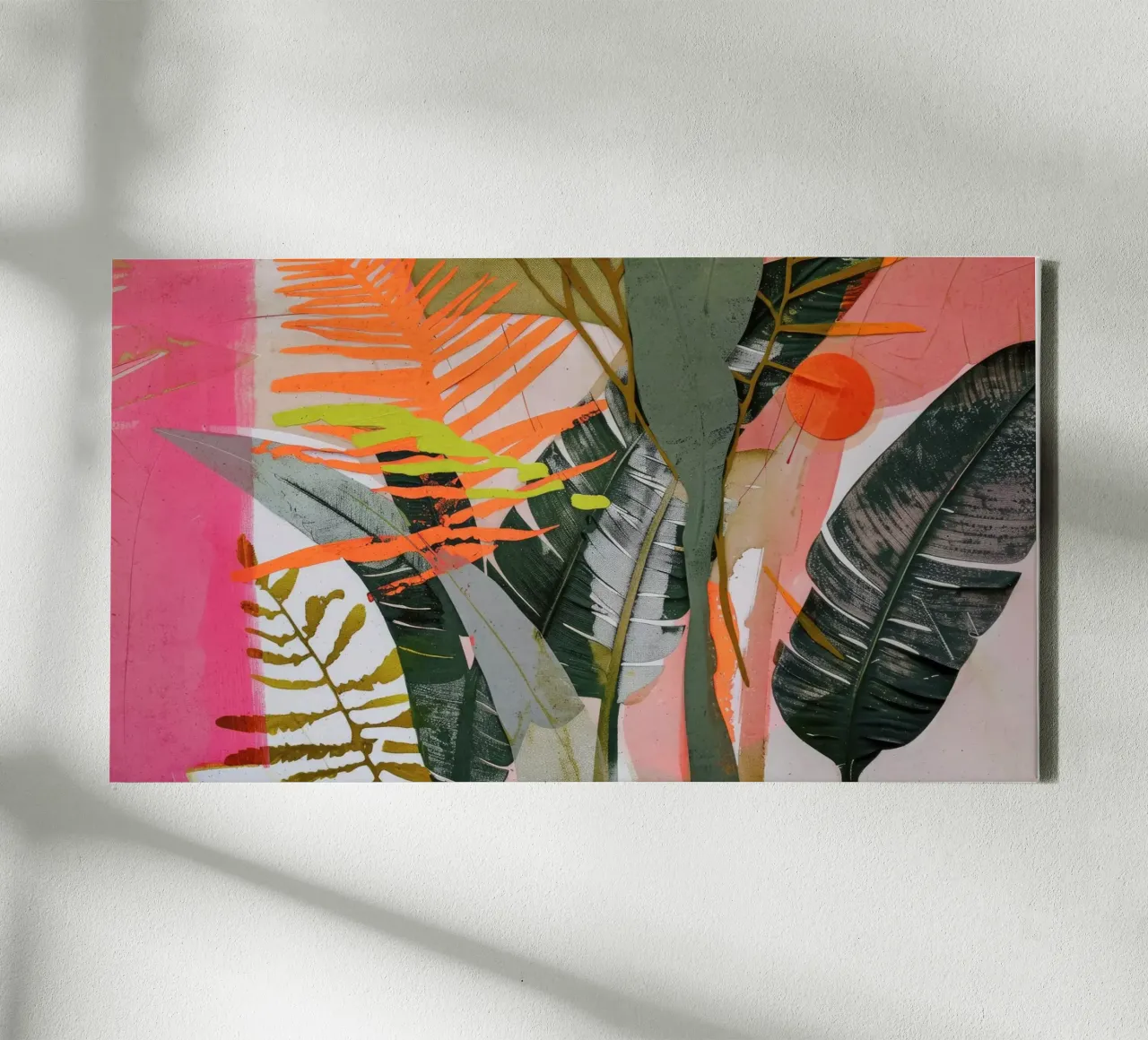Into The Jungle No 10 tela con Cornice a cassetta da treechild