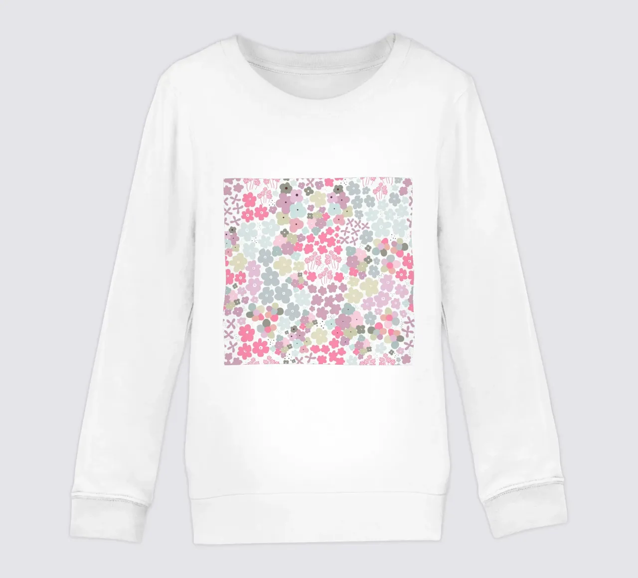 Modello di fiori colorati felpa bambino da gulsengunel