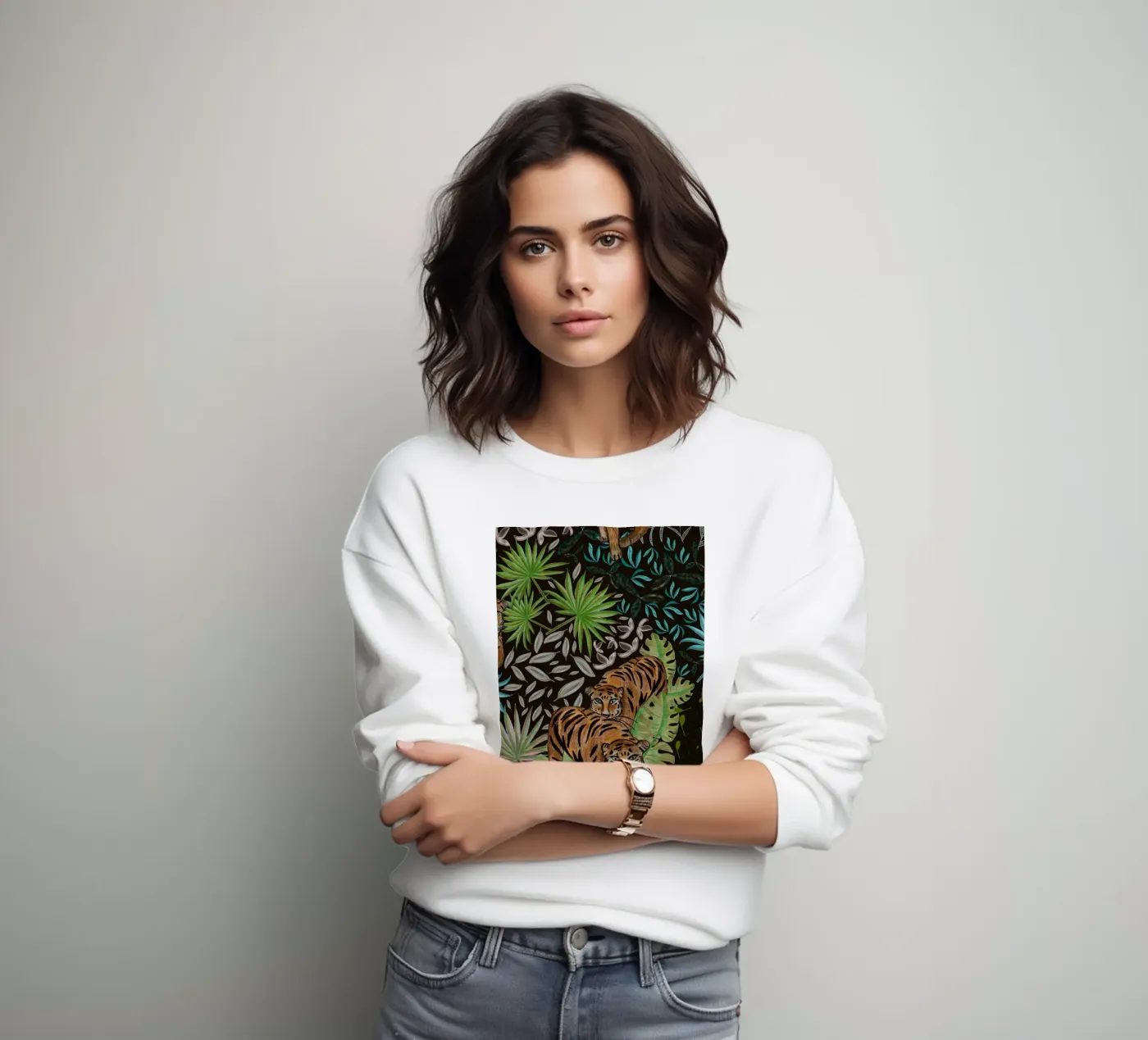 Tigre e foresta felpa da gulsengunel