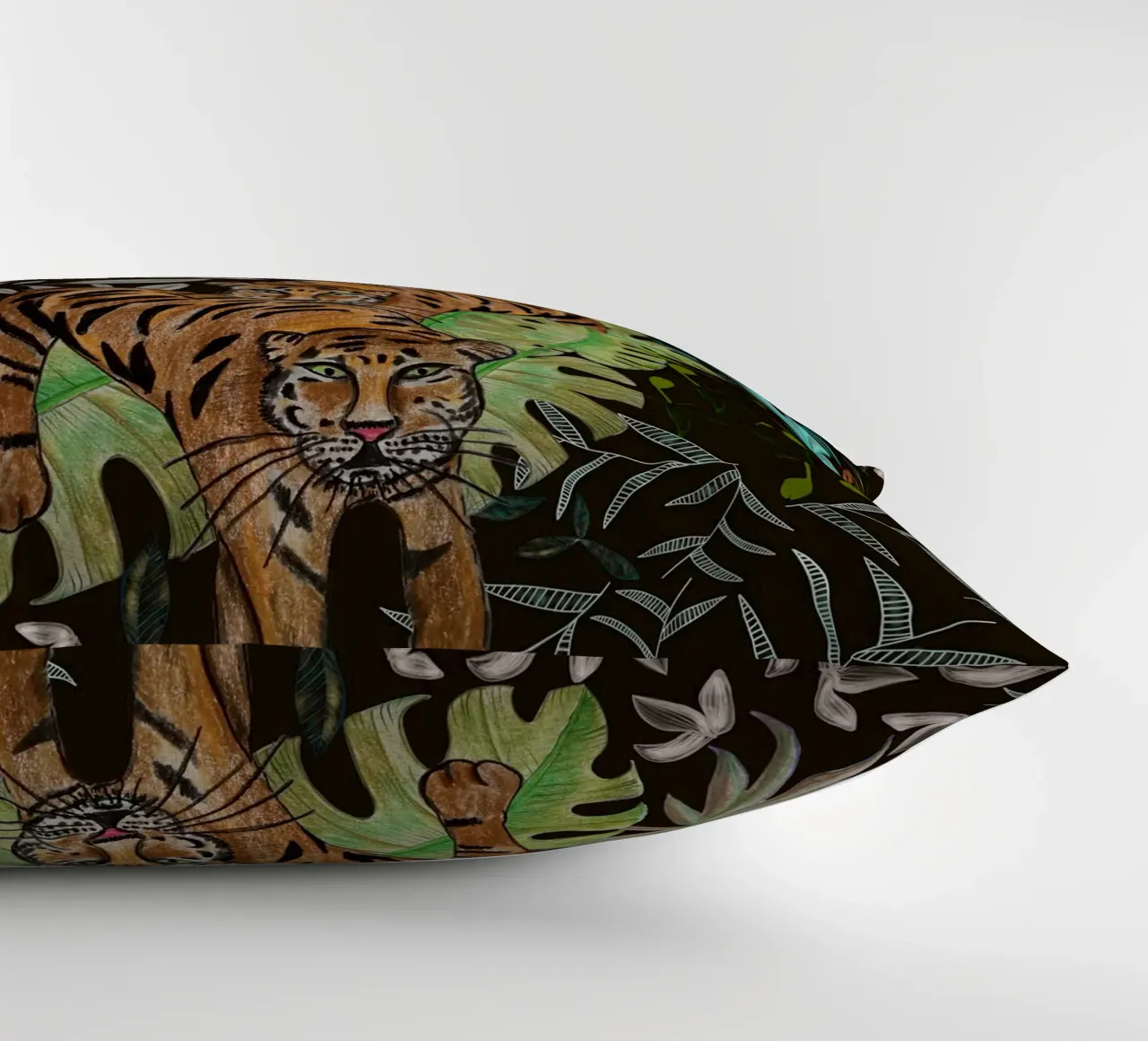 Tigre e foresta cuscino da gulsengunel