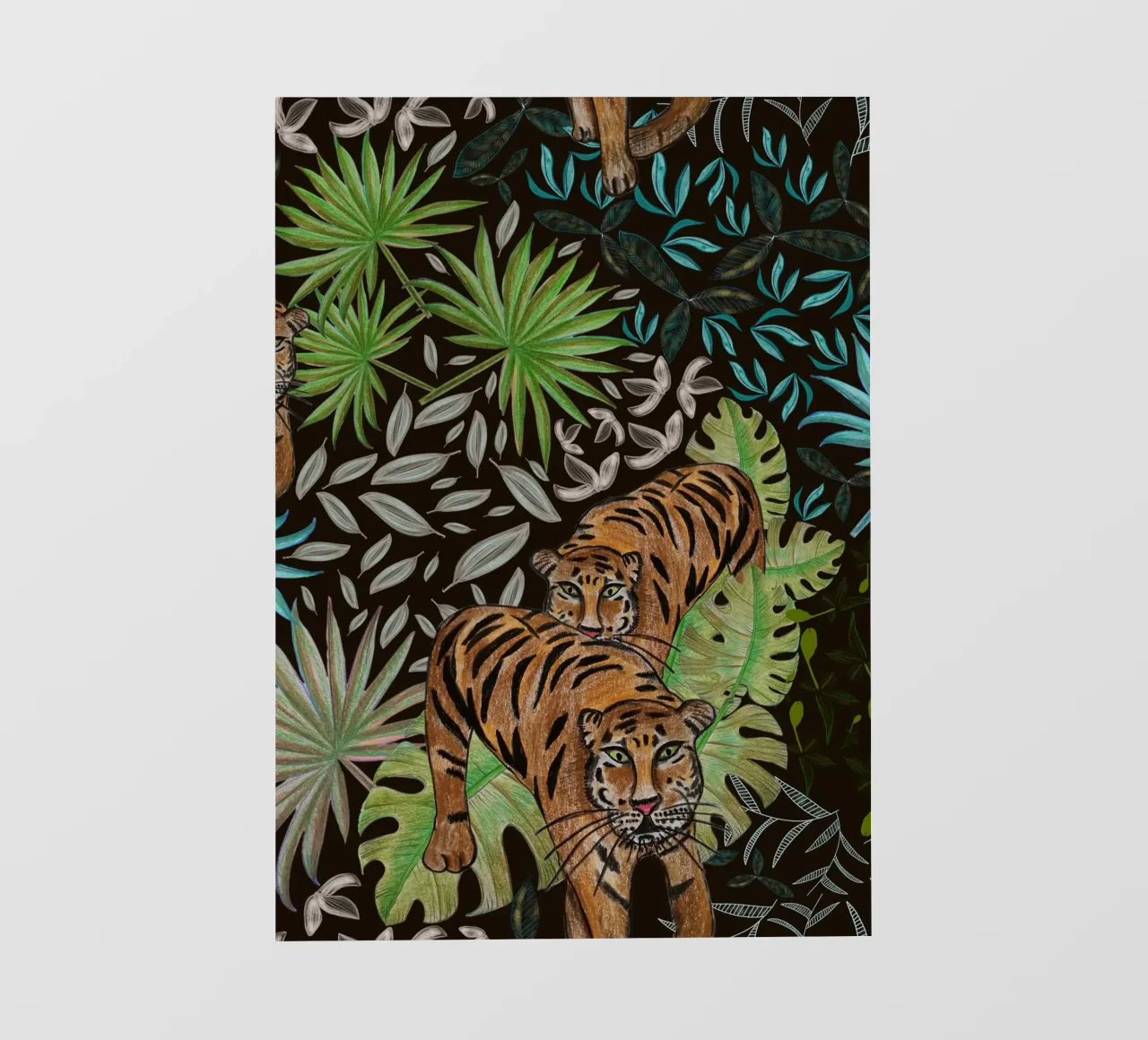 Tigre e foresta pellicola backlit da gulsengunel