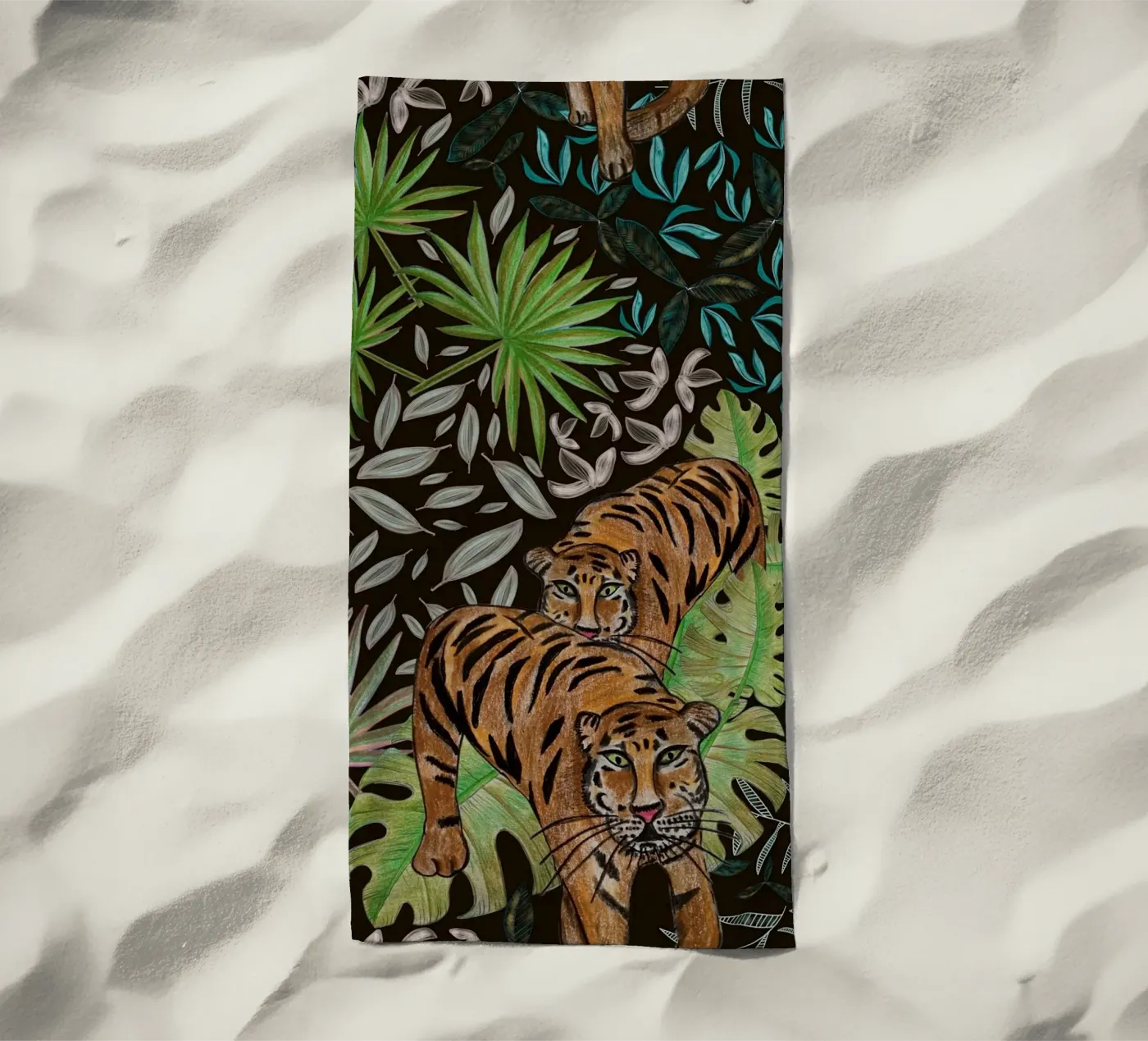 Tiger and forest telo mare da gulsengunel