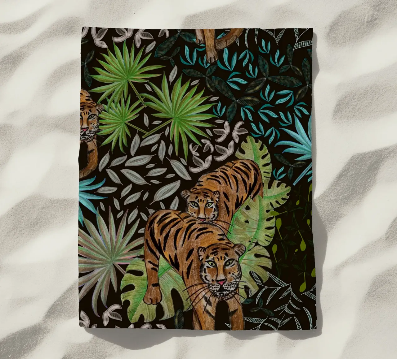 Tigre e foresta telo mare da gulsengunel