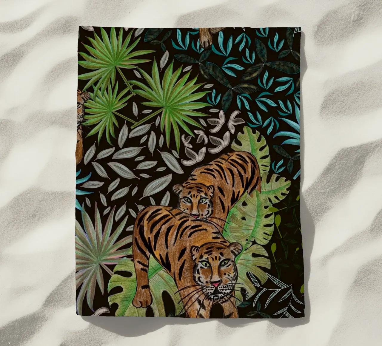 Tigre e foresta telo mare da gulsengunel