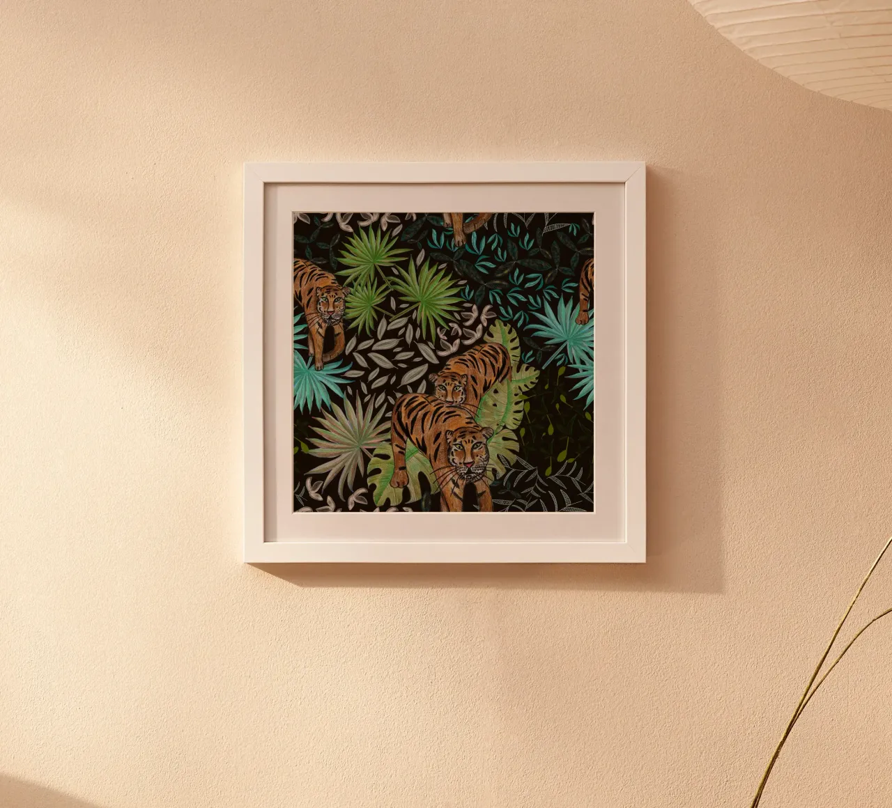 Tigre e foresta poster da gulsengunel