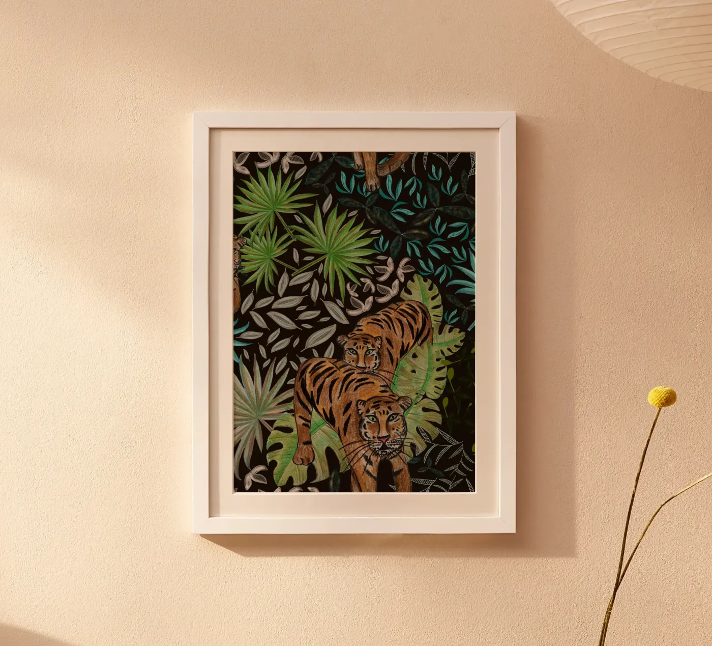 Tigre e foresta poster da gulsengunel