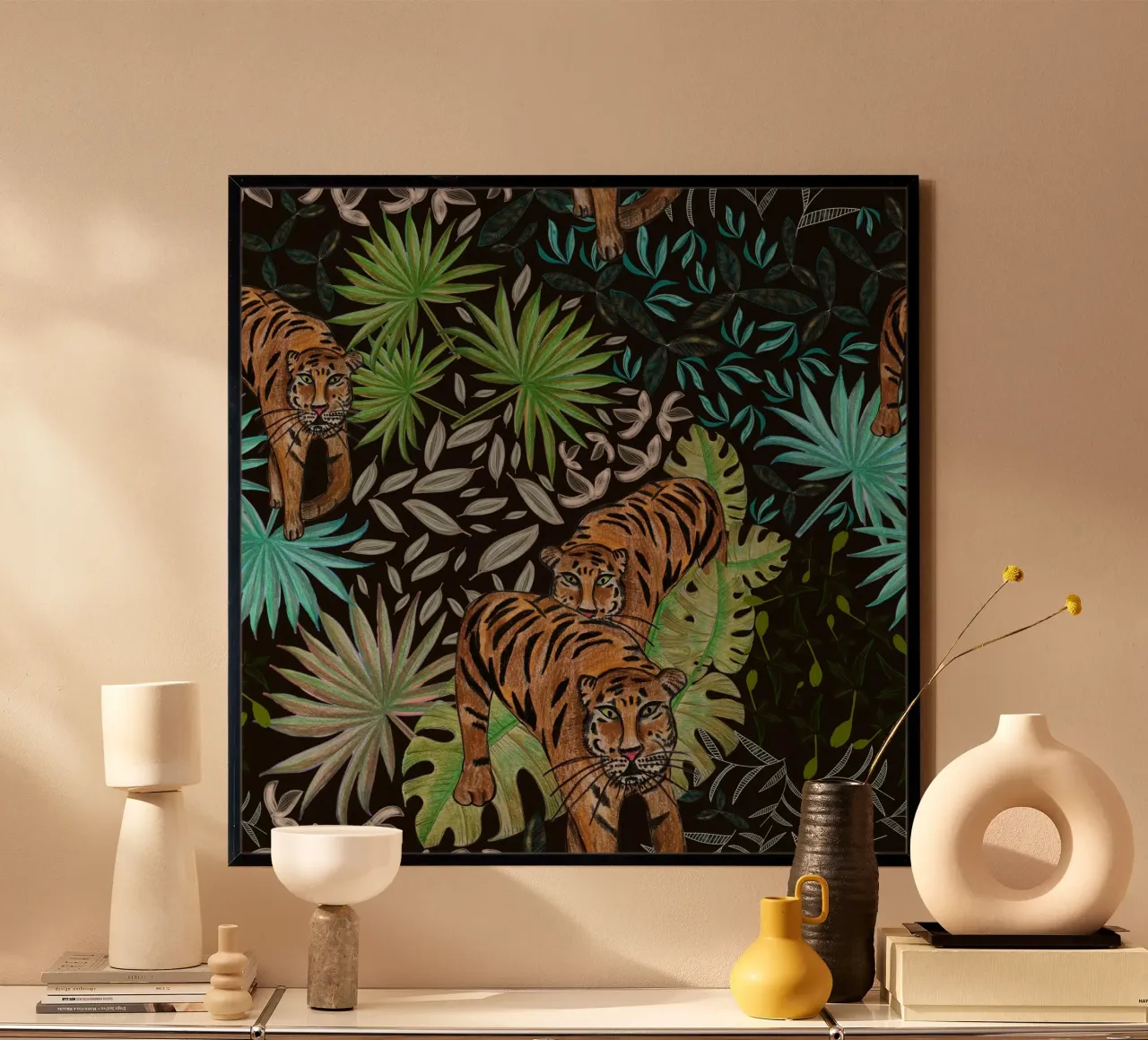 Tigre e foresta poster da gulsengunel